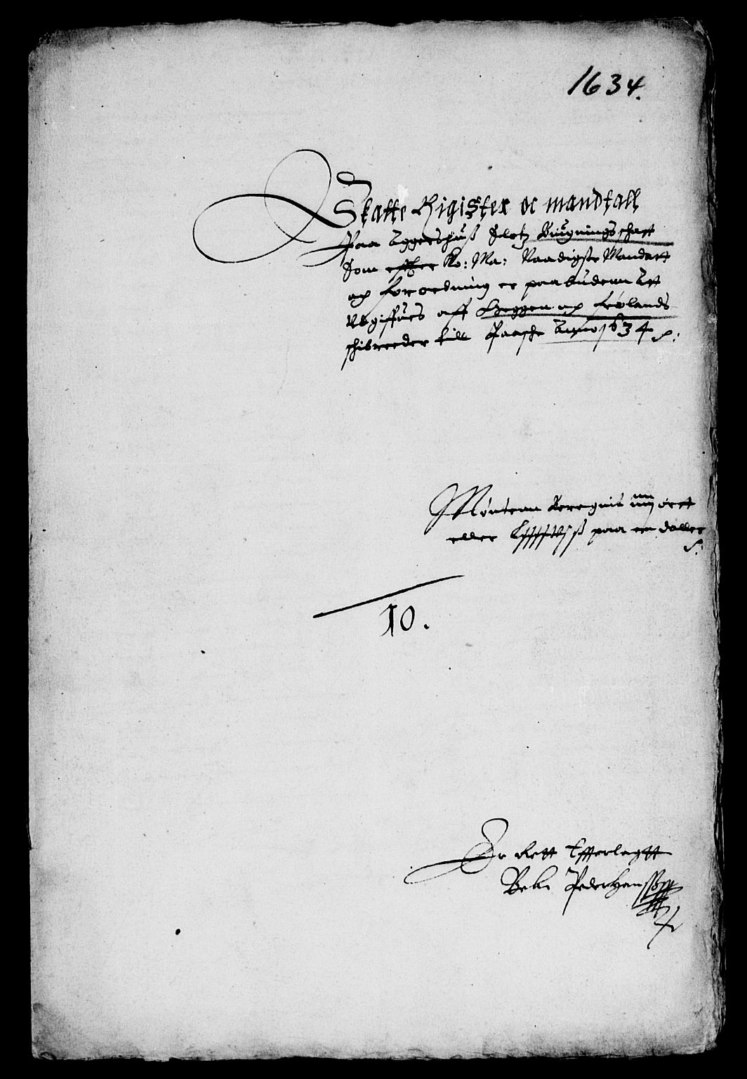 Rentekammeret inntil 1814, Reviderte regnskaper, Lensregnskaper, AV/RA-EA-5023/R/Rb/Rba/L0116: Akershus len, 1633-1634