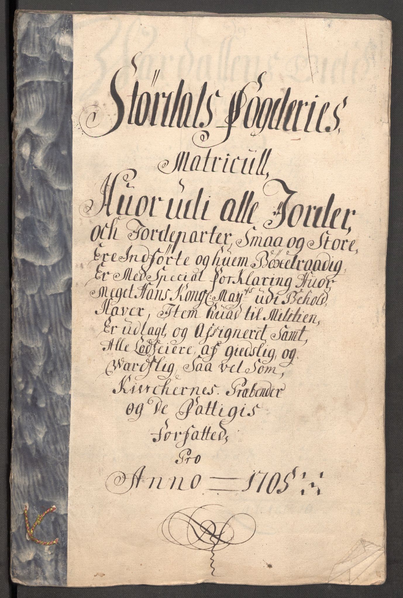 Rentekammeret inntil 1814, Reviderte regnskaper, Fogderegnskap, RA/EA-4092/R62/L4196: Fogderegnskap Stjørdal og Verdal, 1705-1706, s. 15