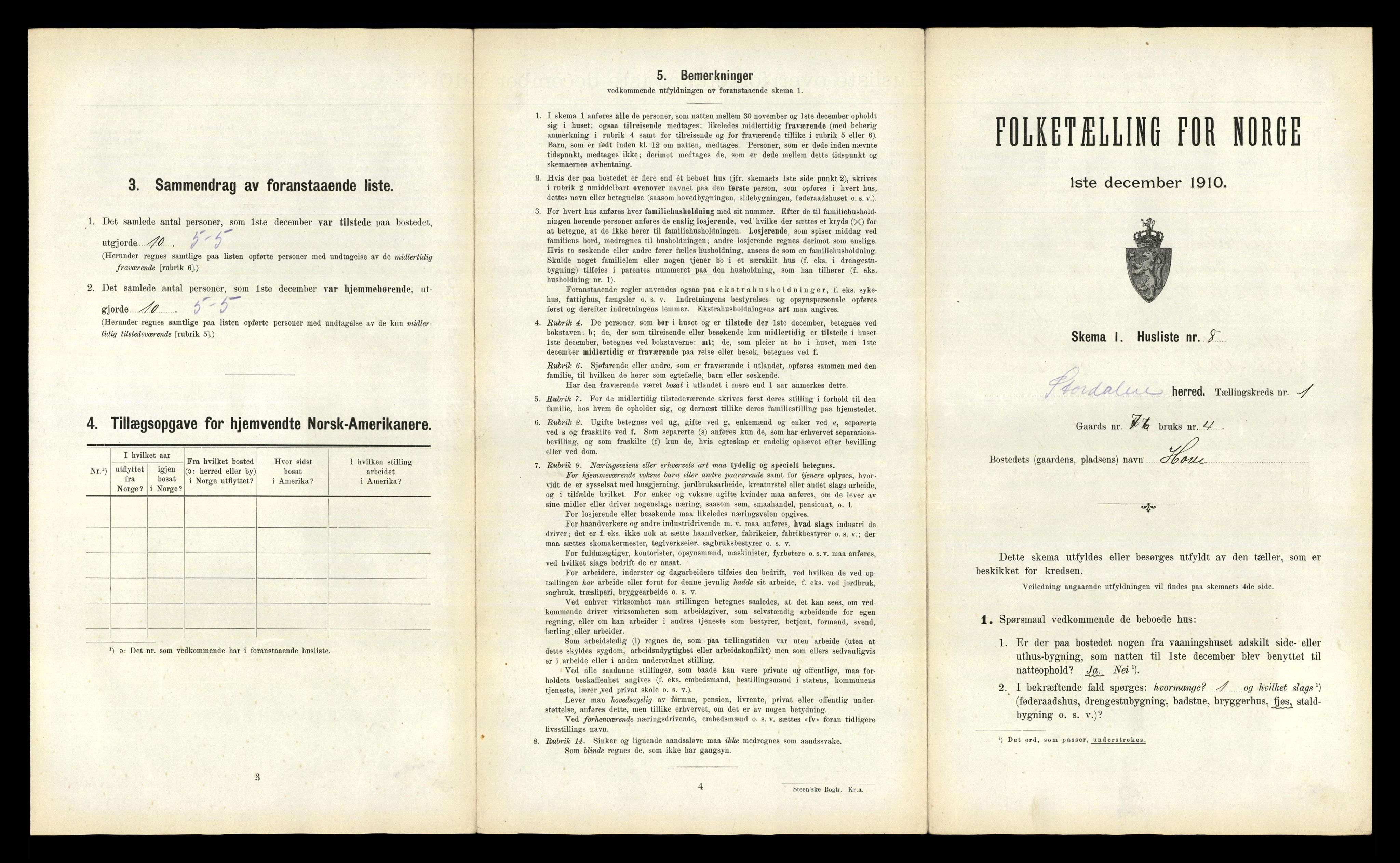 RA, Folketelling 1910 for 1526 Stordal herred, 1910, s. 36