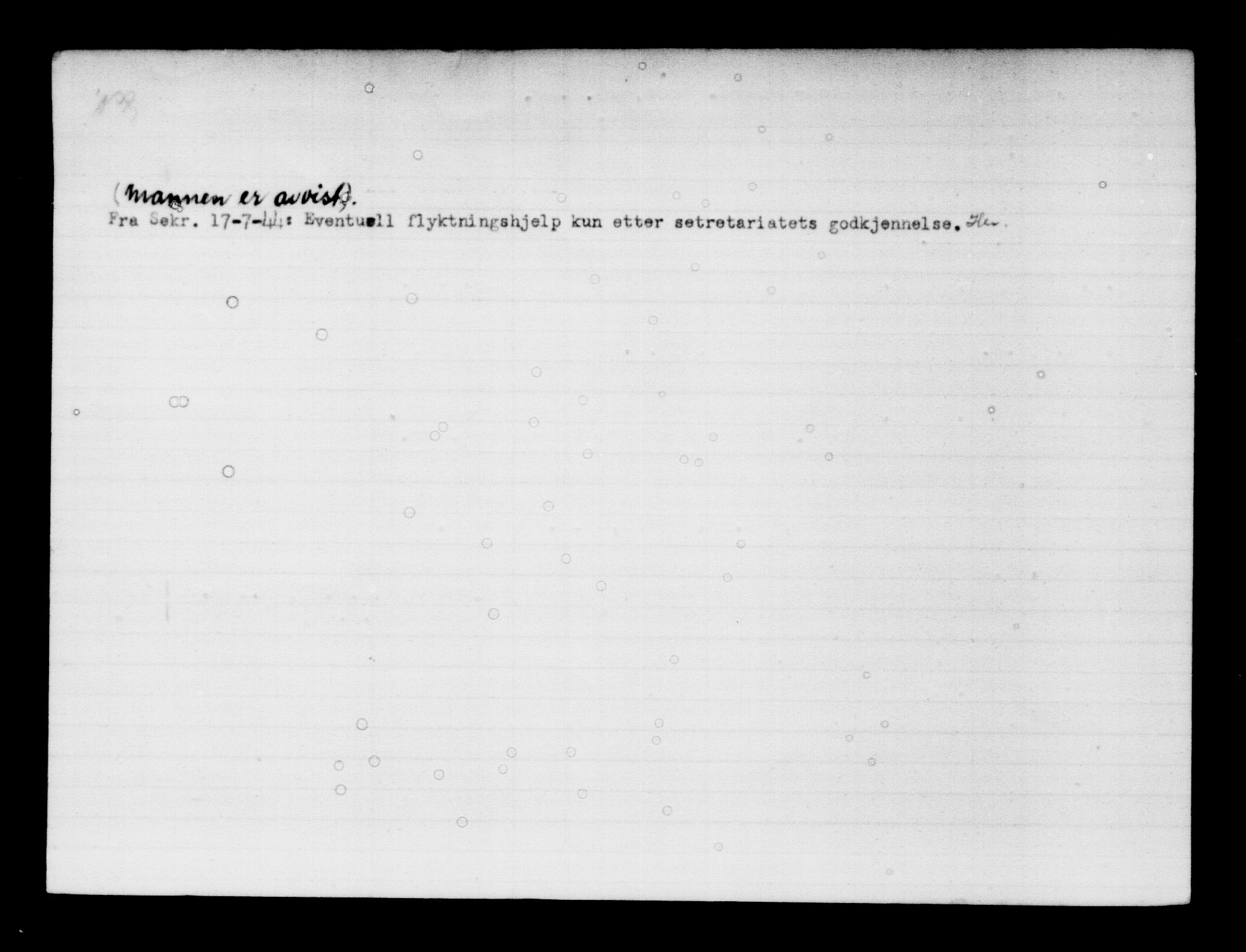 Den Kgl. Norske Legasjons Flyktningskontor, AV/RA-S-6753/V/Va/L0011: Kjesäterkartoteket.  Flyktningenr. 25300-28349, 1940-1945, s. 2469