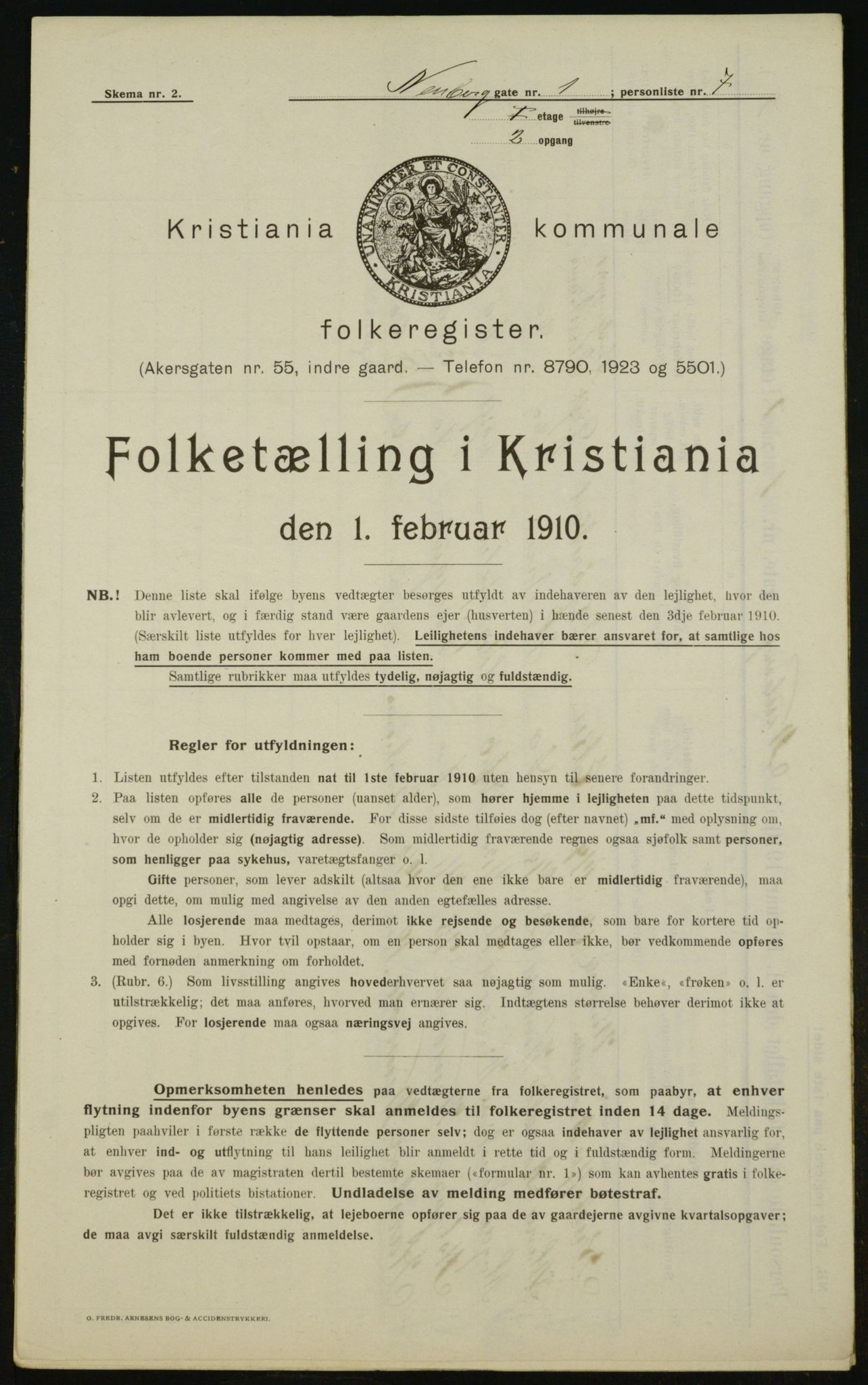 OBA, Kommunal folketelling 1.2.1910 for Kristiania, 1910, s. 67333