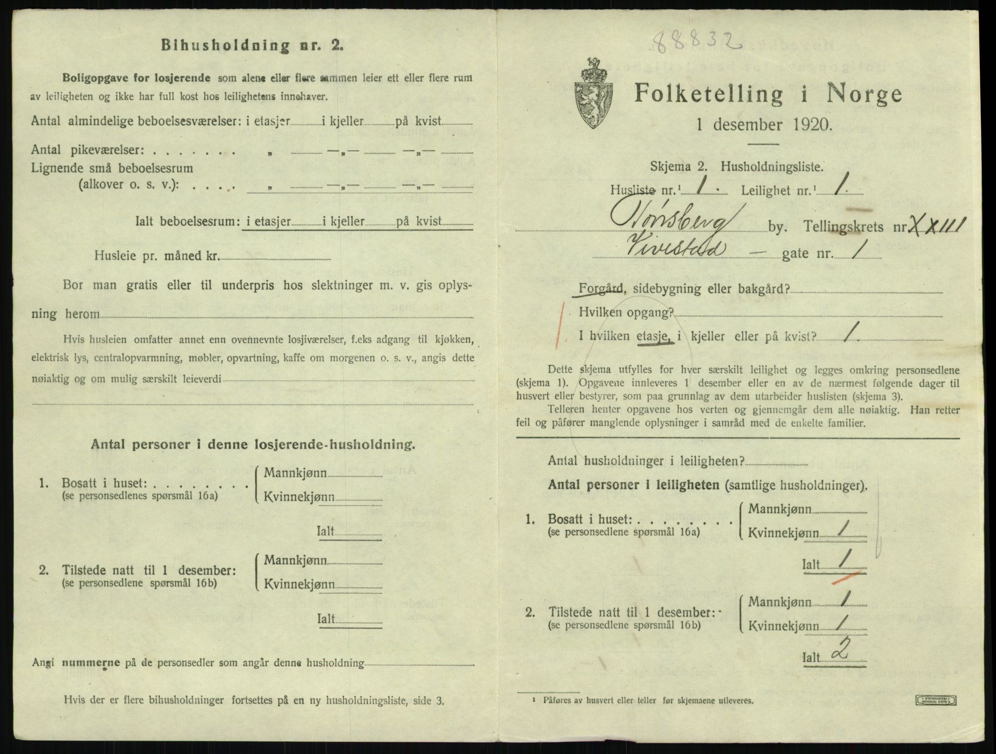 SAKO, Folketelling 1920 for 0705 Tønsberg kjøpstad, 1920, s. 8141