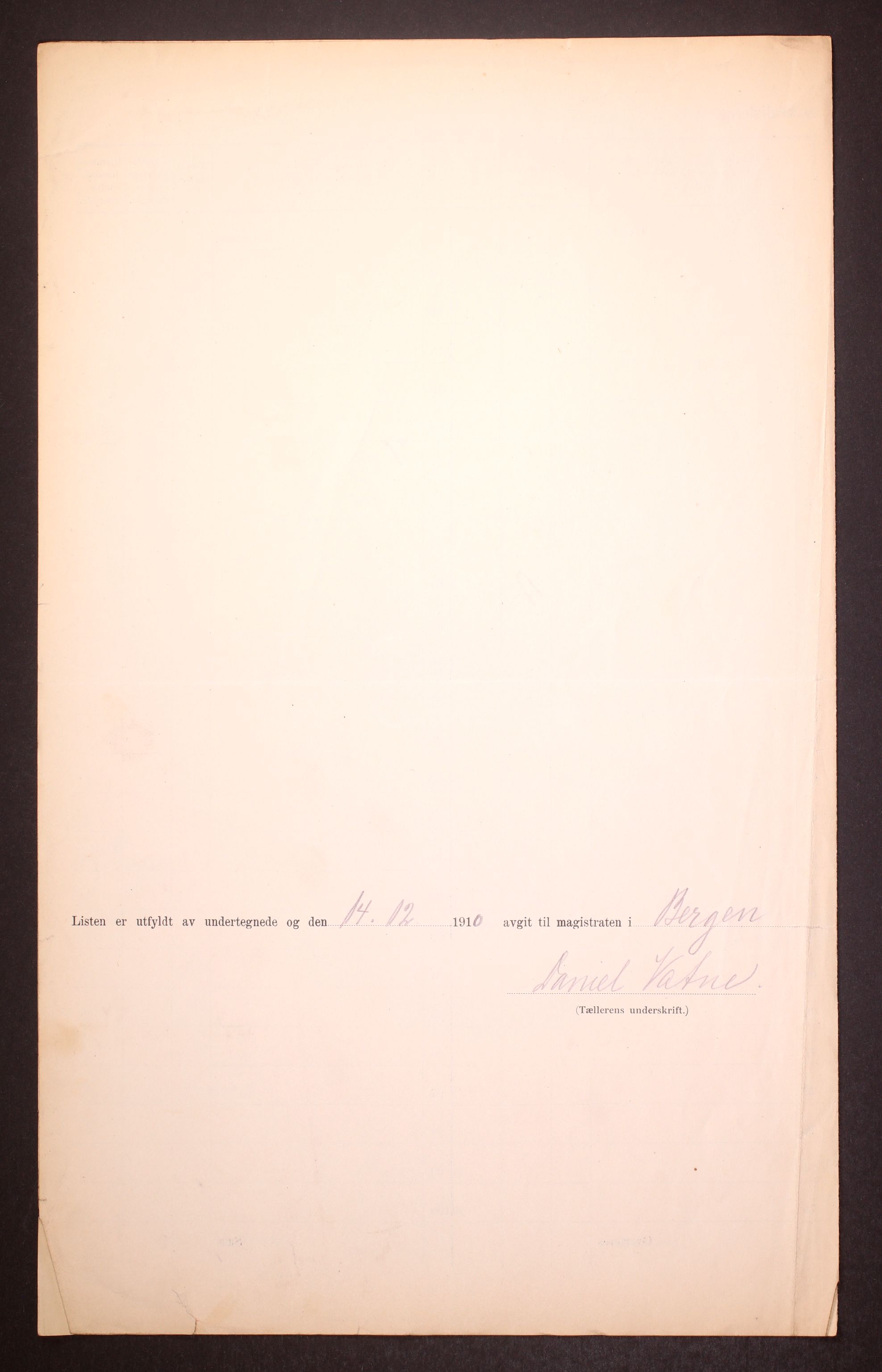 RA, Folketelling 1910 for 1301 Bergen kjøpstad, 1910, s. 25