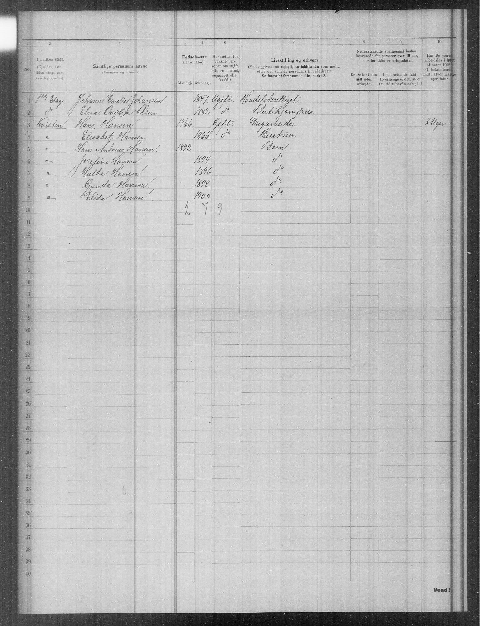 OBA, Kommunal folketelling 31.12.1902 for Kristiania kjøpstad, 1902, s. 16310