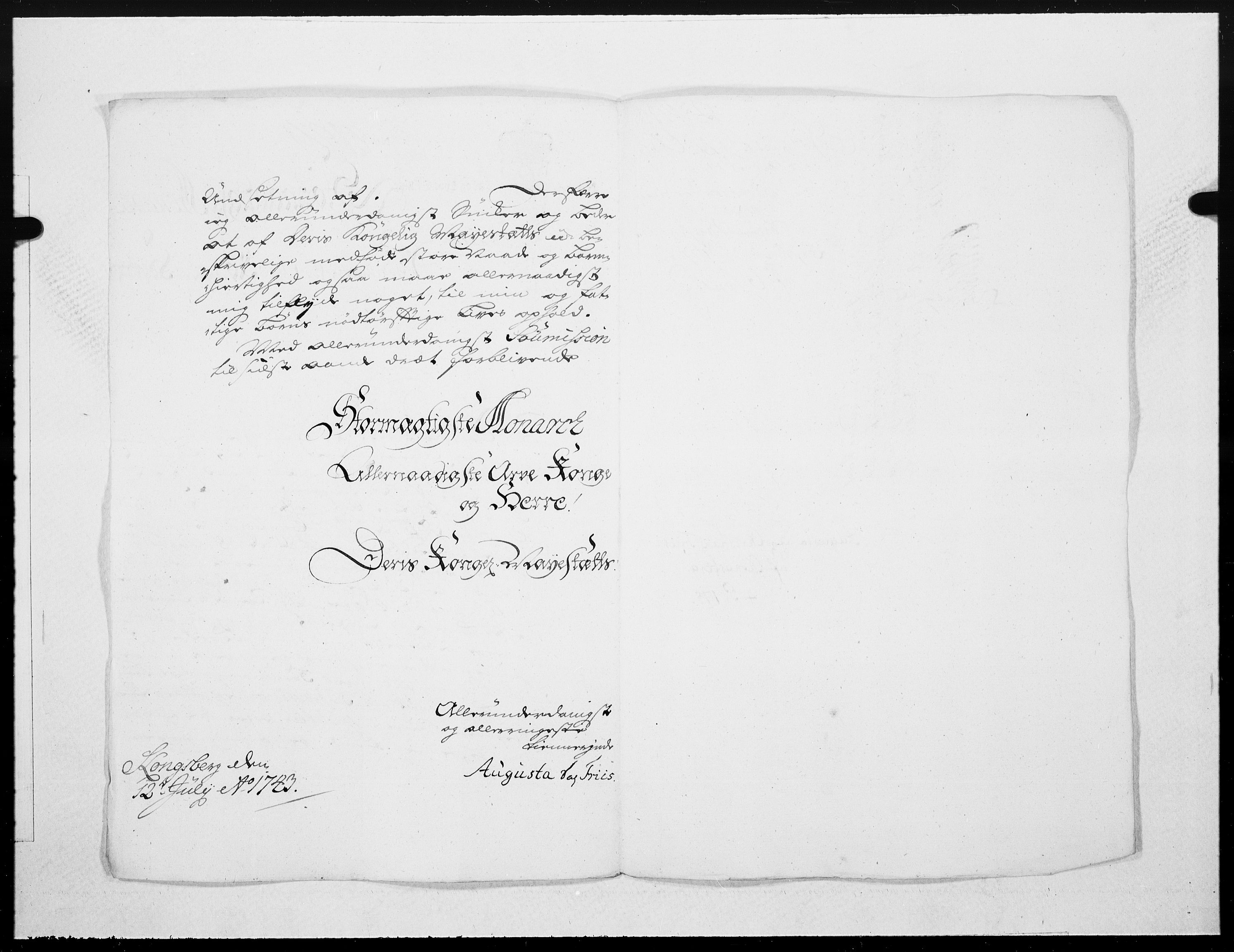 Danske Kanselli 1572-1799, AV/RA-EA-3023/F/Fc/Fcc/Fcca/L0138: Norske innlegg 1572-1799, 1743, s. 121