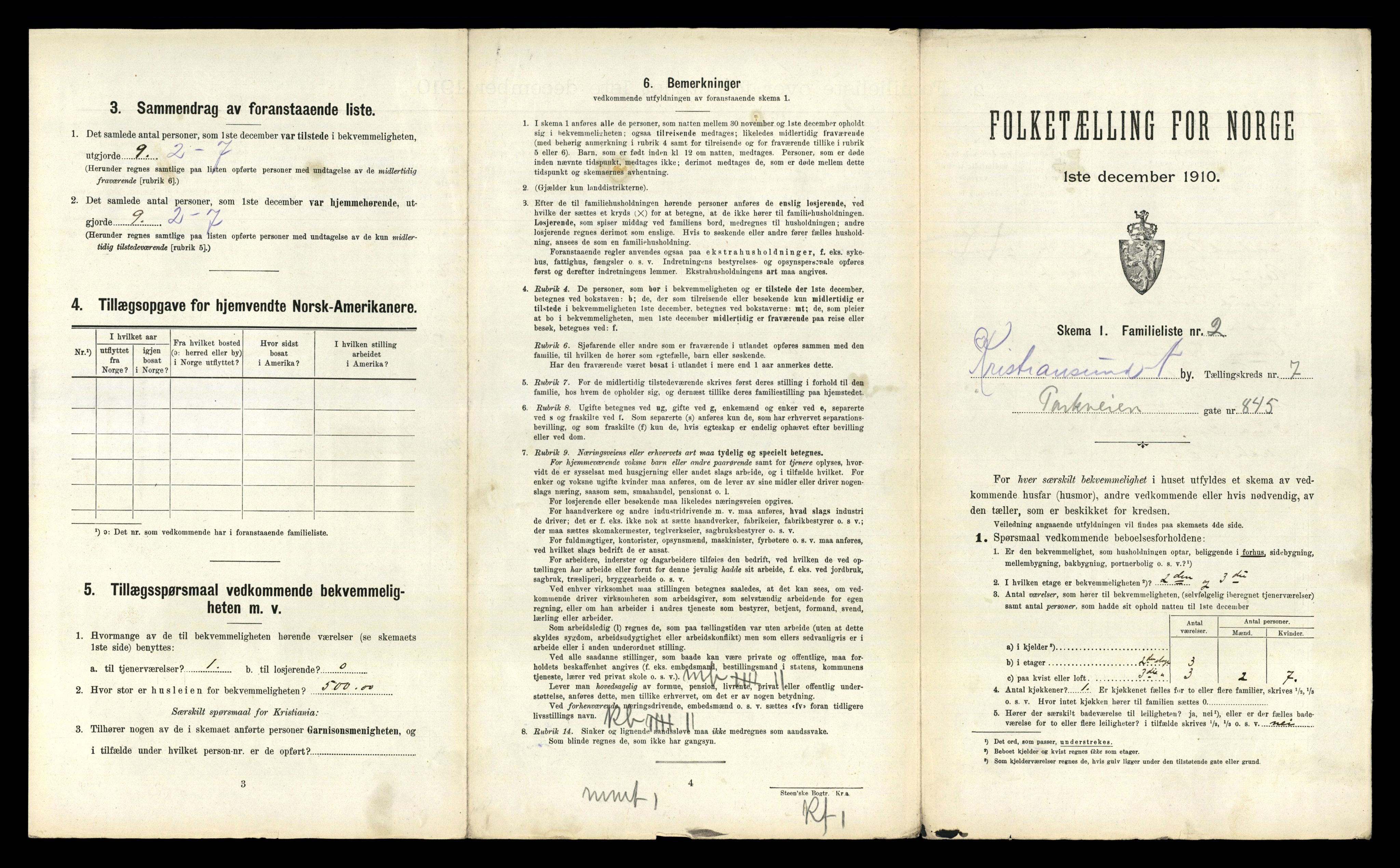 RA, Folketelling 1910 for 1503 Kristiansund kjøpstad, 1910, s. 1515