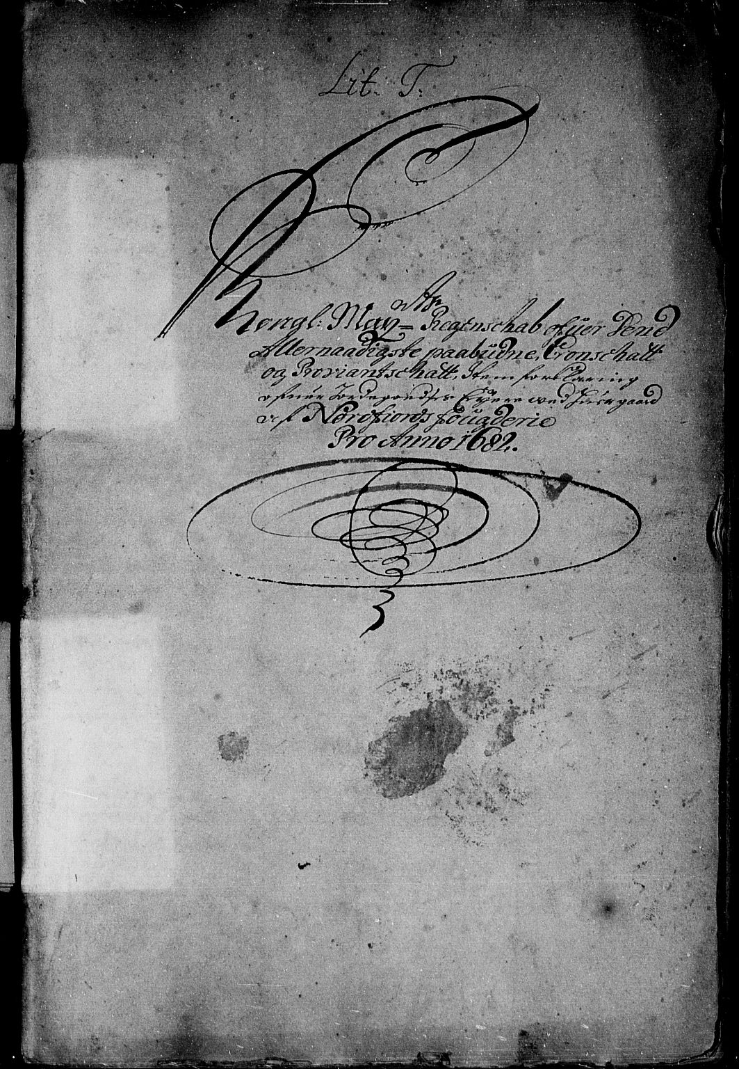 Rentekammeret inntil 1814, Reviderte regnskaper, Stiftamtstueregnskaper, Bergen stiftamt, AV/RA-EA-6043/R/Rc/L0062: Bergen stiftamt, 1682