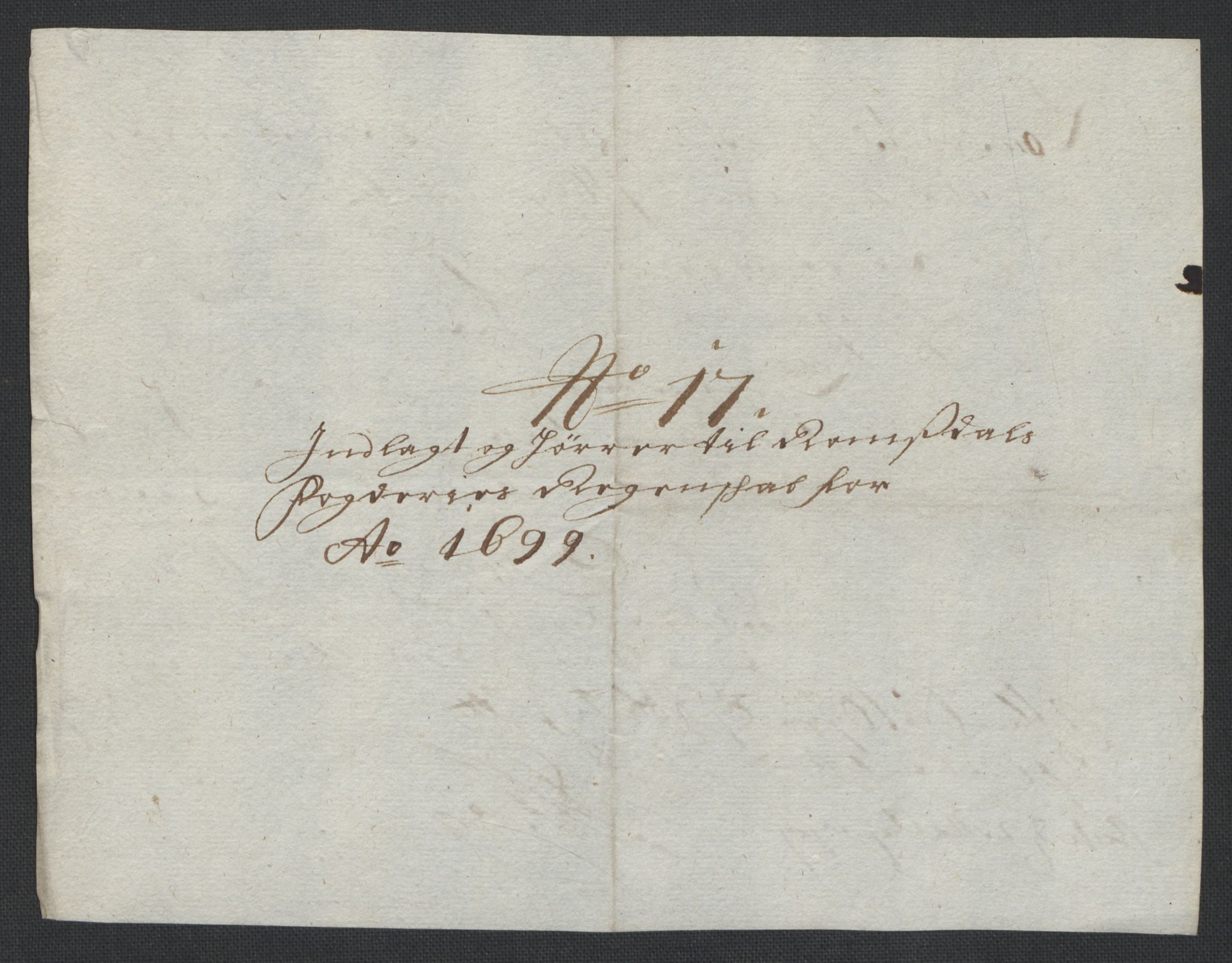 Rentekammeret inntil 1814, Reviderte regnskaper, Fogderegnskap, RA/EA-4092/R55/L3654: Fogderegnskap Romsdal, 1699-1700, s. 130