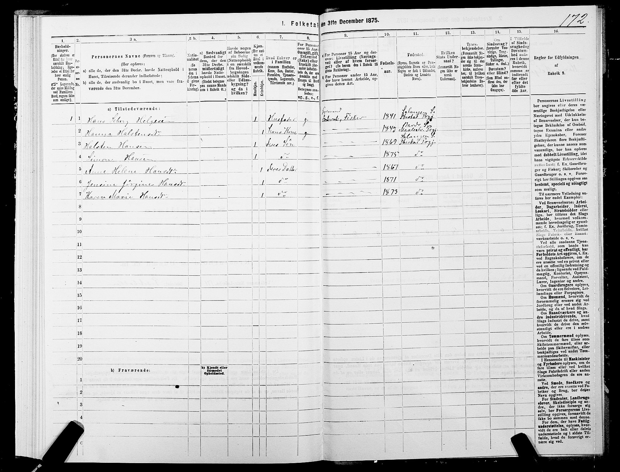 SATØ, Folketelling 1875 for 1917P Ibestad prestegjeld, 1875, s. 2172