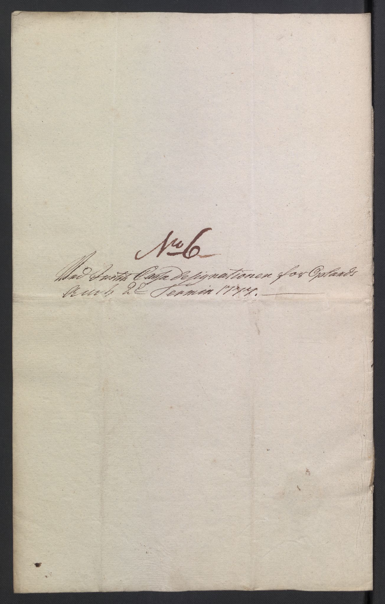 Rentekammeret inntil 1814, Reviderte regnskaper, Mindre regnskaper, AV/RA-EA-4068/Rb/L0014: Opplands amt, 1771-1779, s. 526