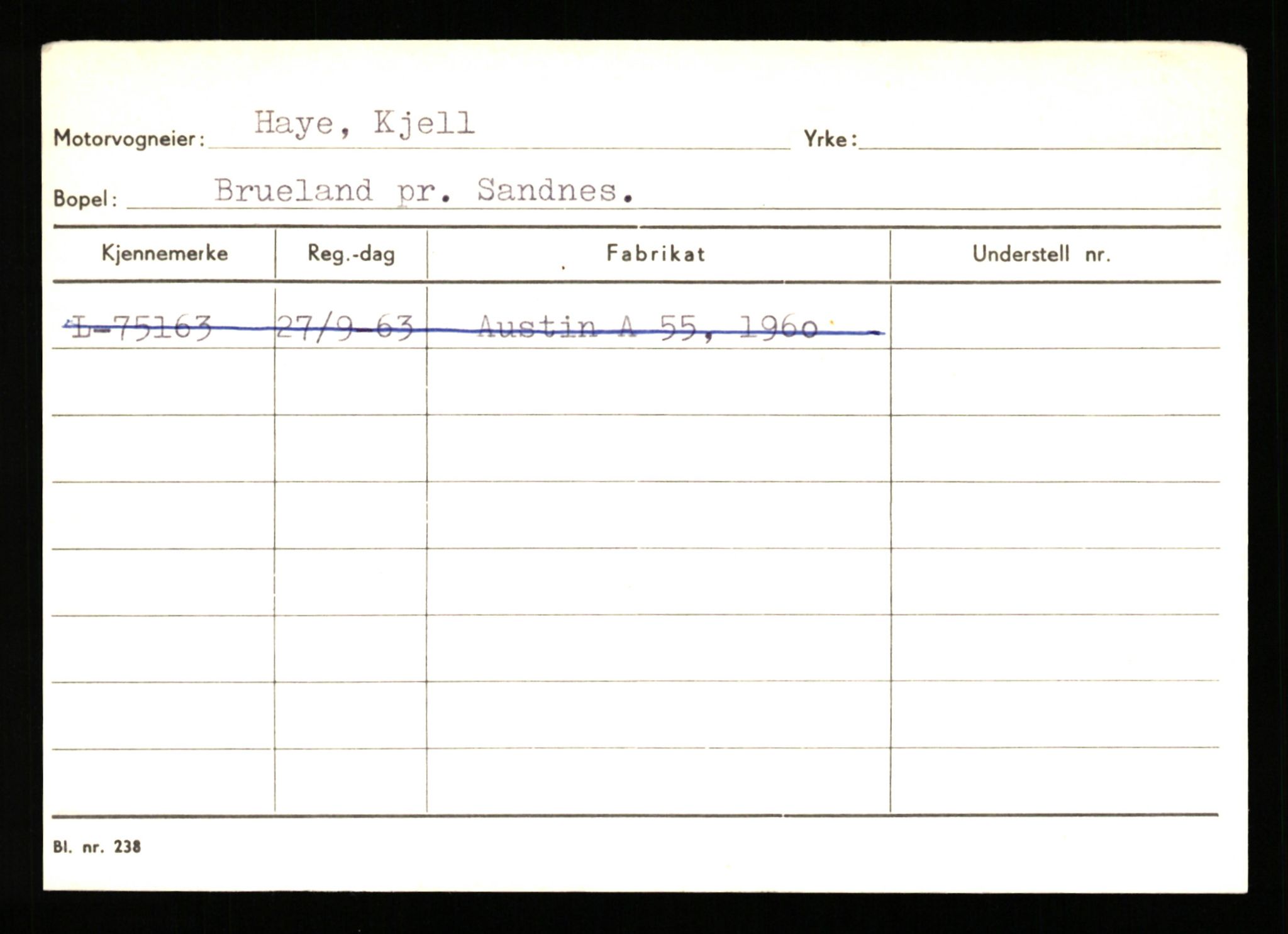 Stavanger trafikkstasjon, SAST/A-101942/0/H/L0014: Haver - Hermanrud, 1930-1971, s. 135