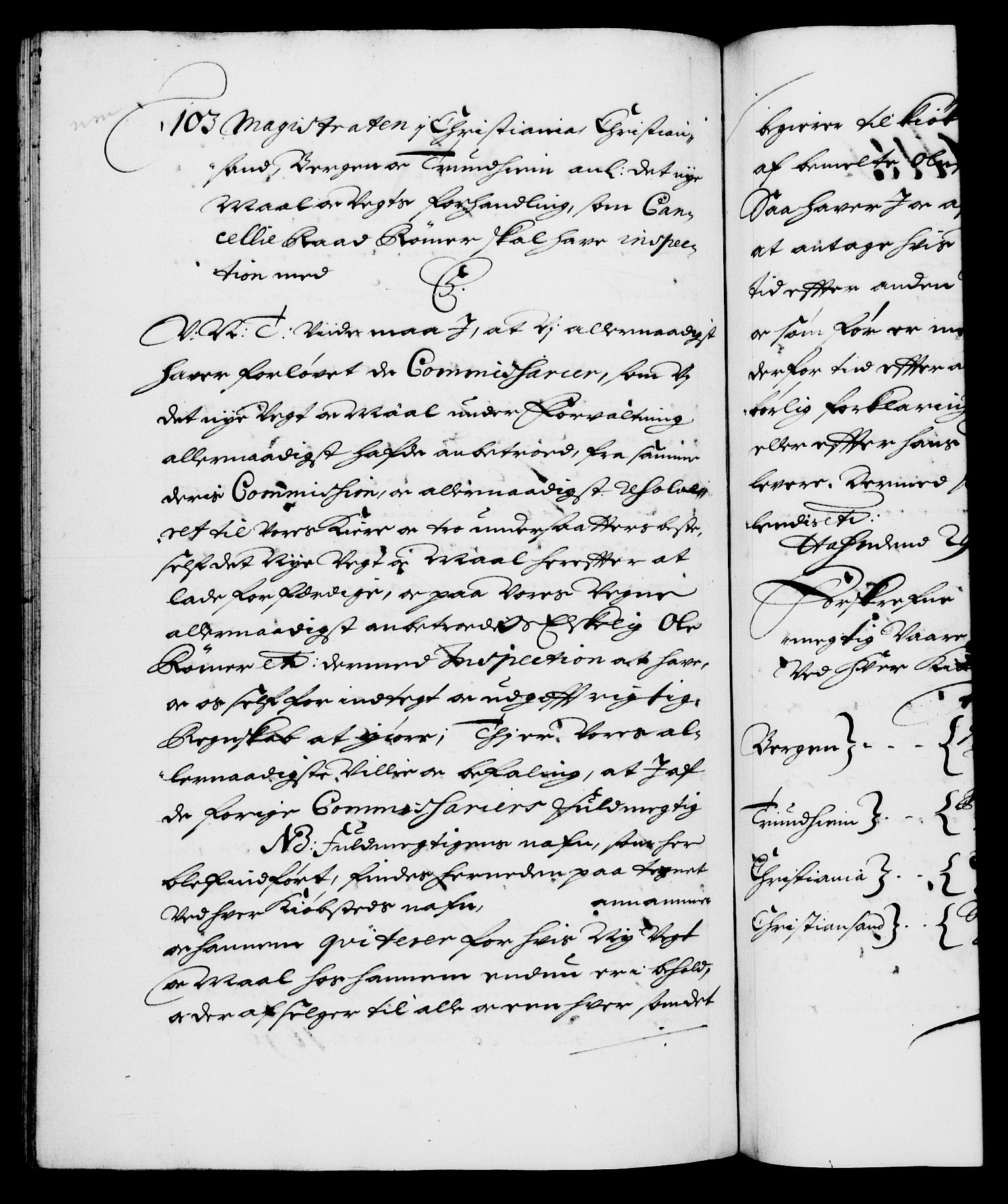 Danske Kanselli 1572-1799, RA/EA-3023/F/Fc/Fca/Fcab/L0014: Norske tegnelser (mikrofilm), 1688-1691, s. 322b
