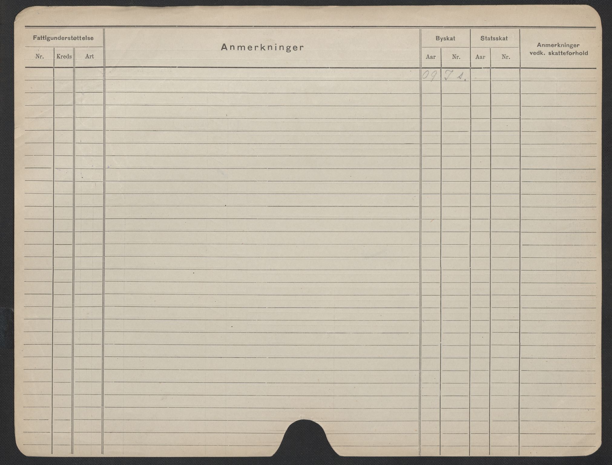 Oslo folkeregister, Registerkort, AV/SAO-A-11715/F/Fa/Fac/L0019: Kvinner, 1906-1914, s. 454b