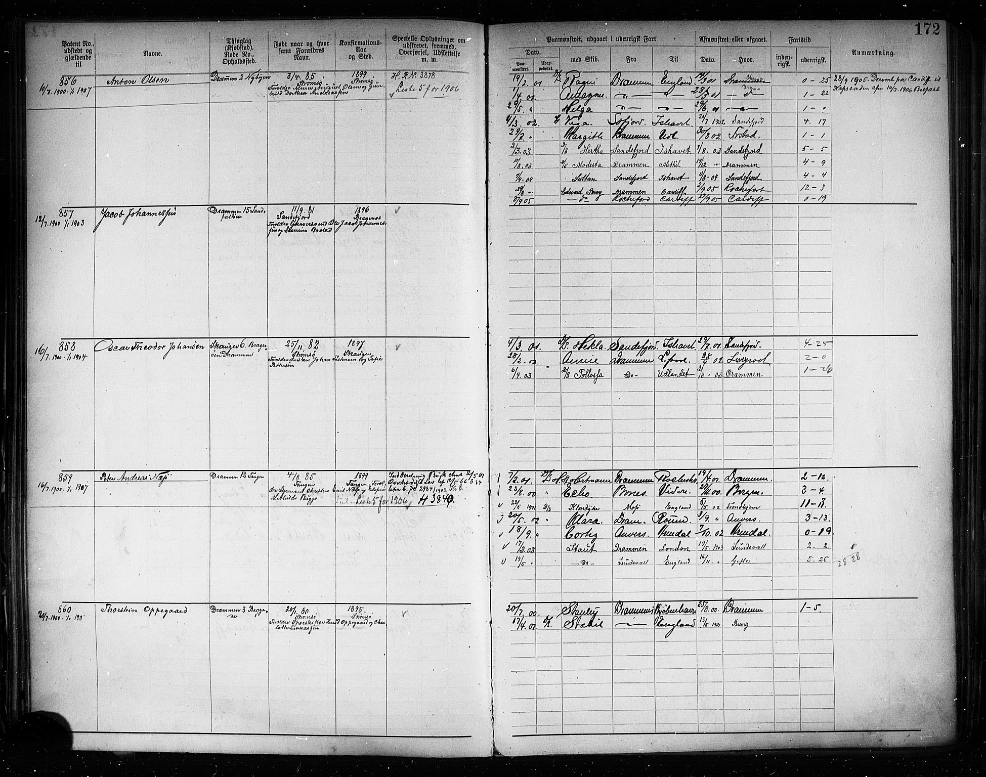 Drammen innrulleringsdistrikt, AV/SAKO-A-781/F/Fb/L0005: Annotasjonsrulle, 1894-1905, s. 175