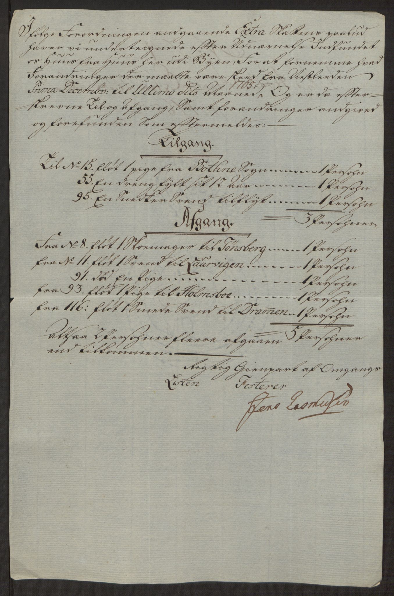 Rentekammeret inntil 1814, Reviderte regnskaper, Byregnskaper, AV/RA-EA-4066/R/Rh/L0163/0001: [H4] Kontribusjonsregnskap / Ekstraskatt, Holmestrand, 1762-1772, s. 244