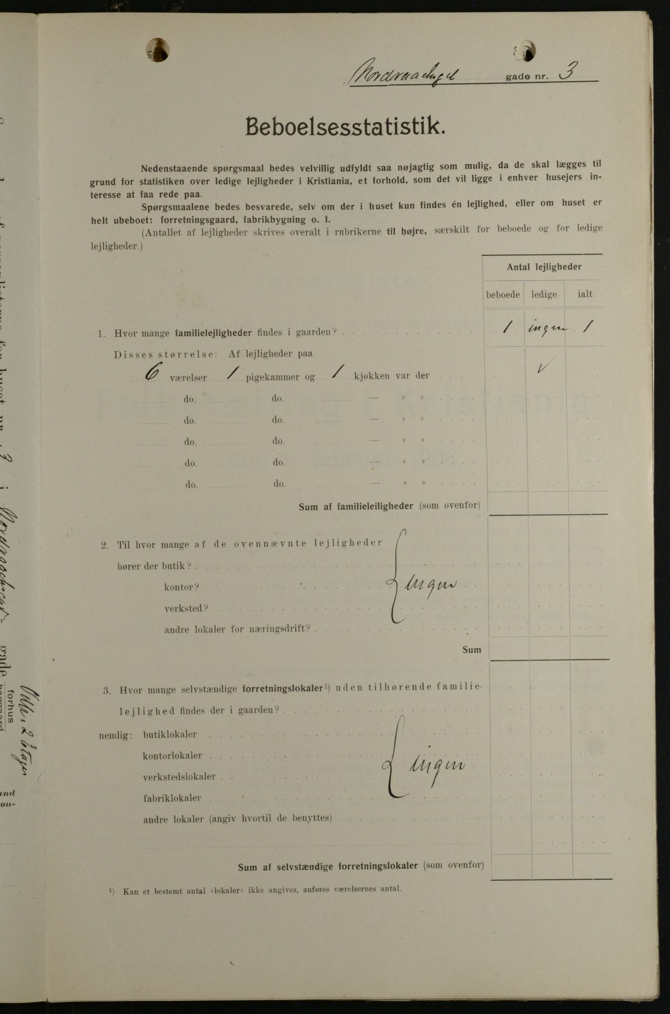 OBA, Kommunal folketelling 1.2.1908 for Kristiania kjøpstad, 1908, s. 65912