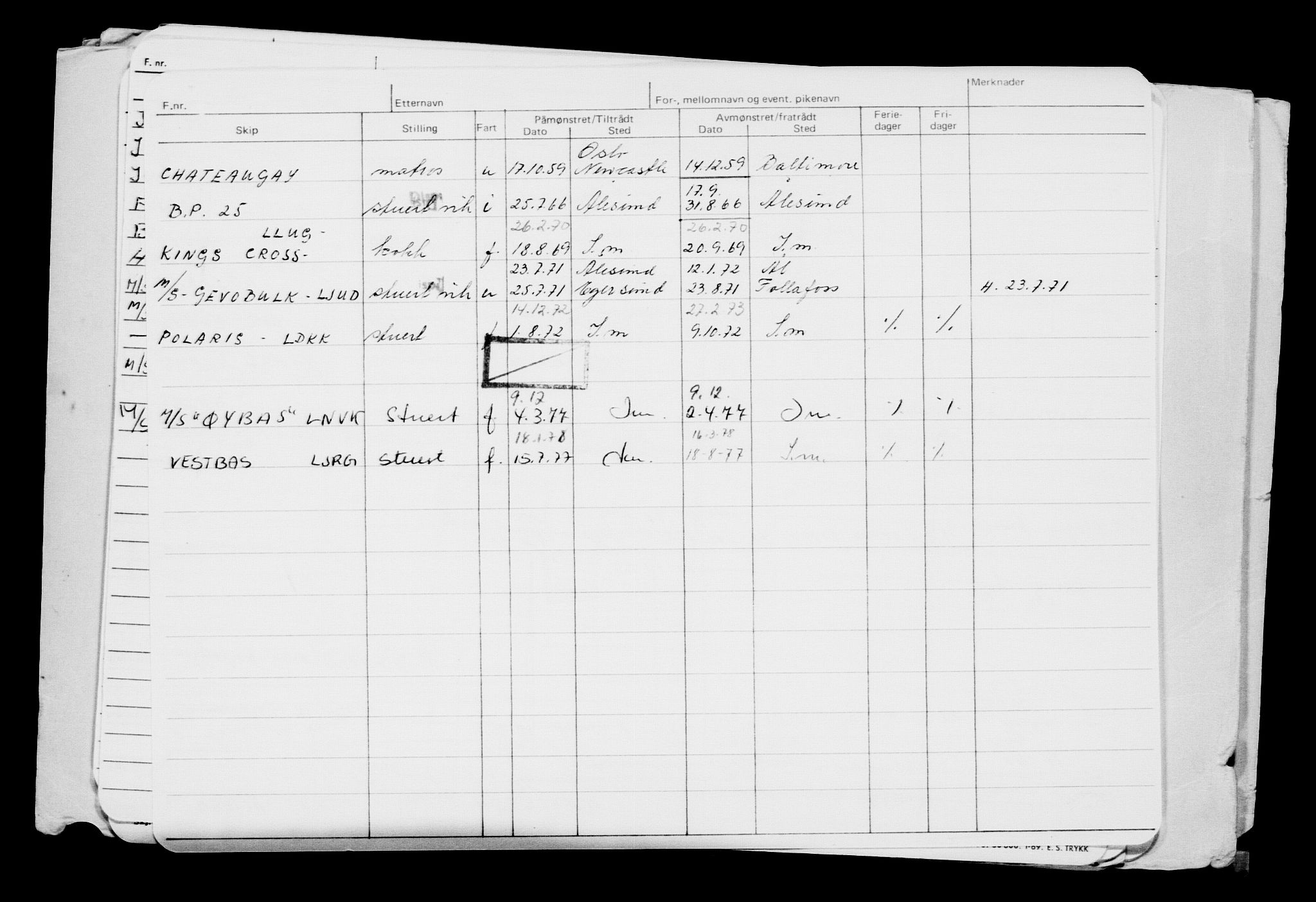 Direktoratet for sjømenn, AV/RA-S-3545/G/Gb/L0125: Hovedkort, 1914, s. 47