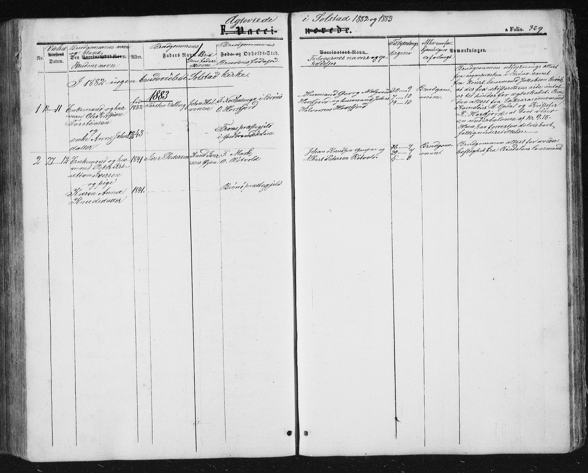 Ministerialprotokoller, klokkerbøker og fødselsregistre - Nordland, SAT/A-1459/810/L0159: Klokkerbok nr. 810C02 /2, 1863-1883, s. 329