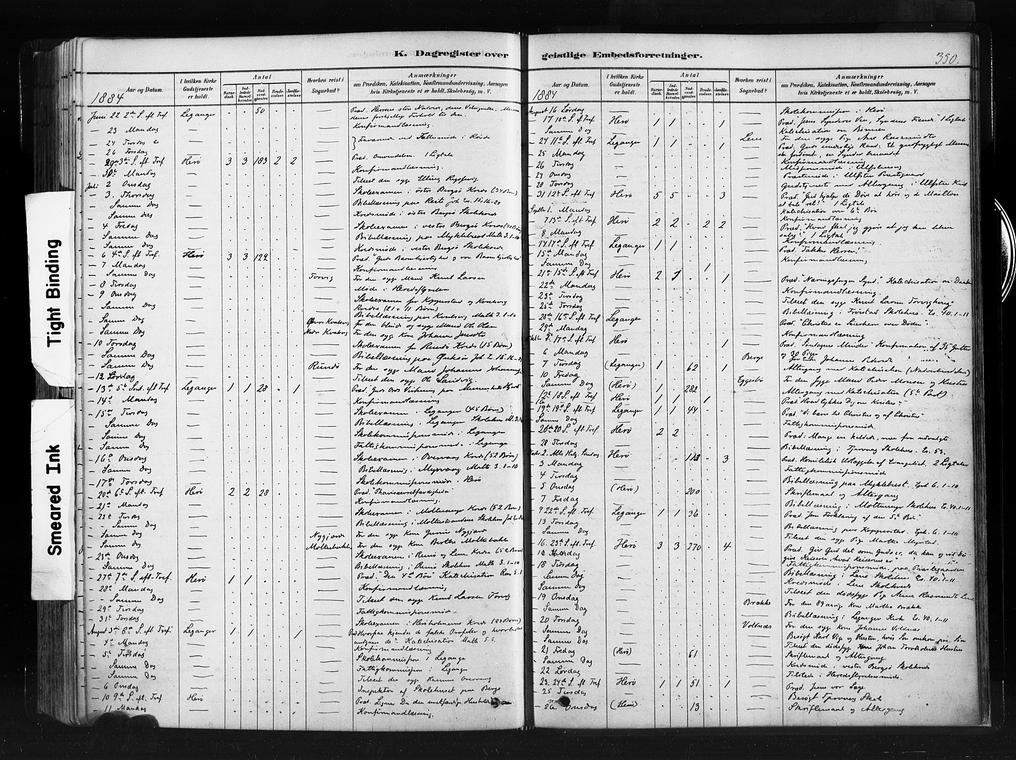 Ministerialprotokoller, klokkerbøker og fødselsregistre - Møre og Romsdal, SAT/A-1454/507/L0073: Ministerialbok nr. 507A08, 1878-1904, s. 350