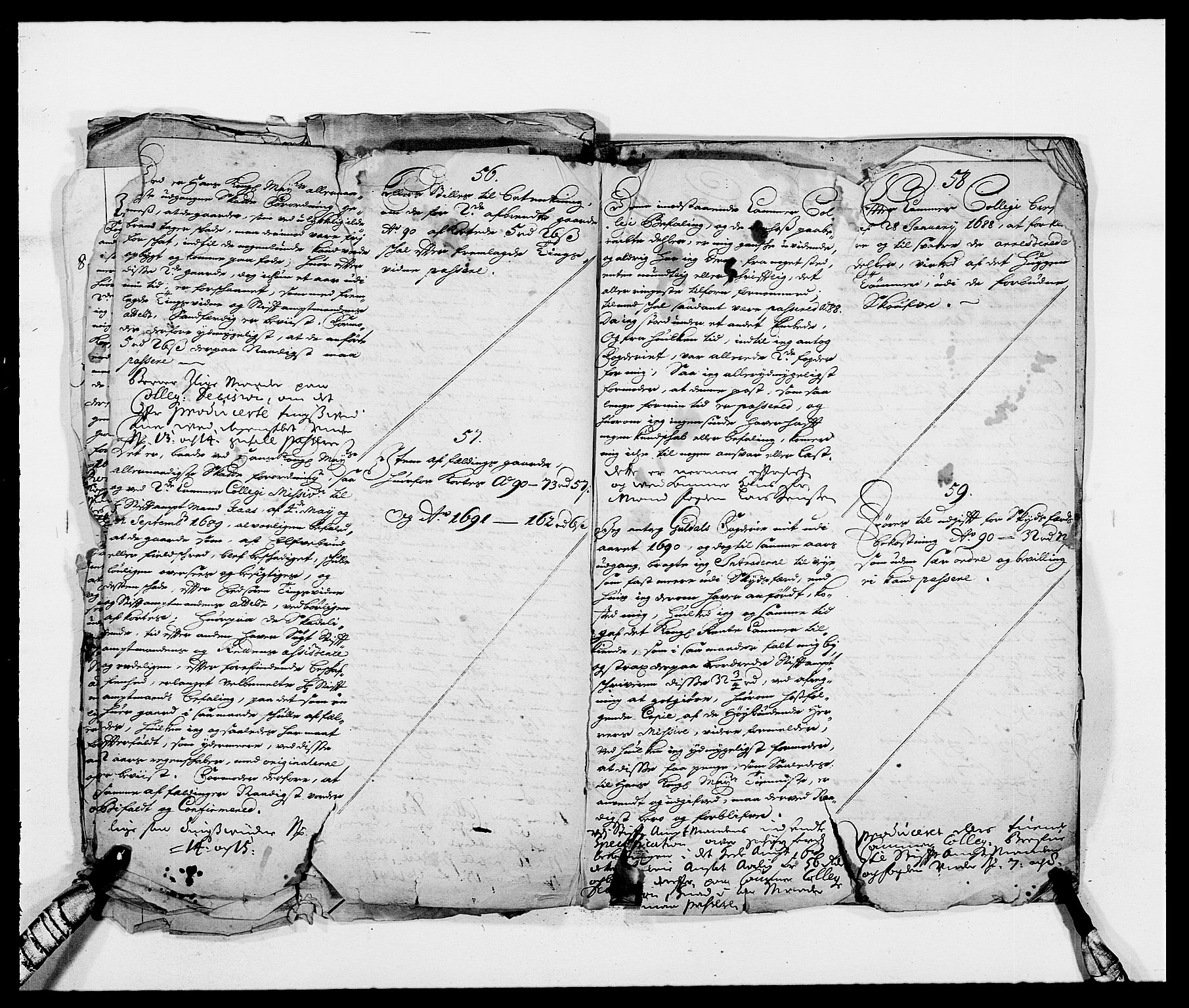 Rentekammeret inntil 1814, Reviderte regnskaper, Fogderegnskap, RA/EA-4092/R59/L3941: Fogderegnskap Gauldal, 1691, s. 280