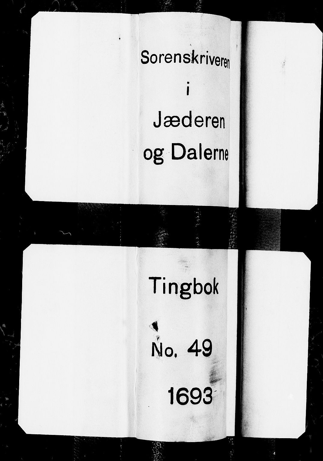 Jæren og Dalane sorenskriveri, AV/SAST-A-100306/3/30/30BA/L0049: TINGBOK, 1693