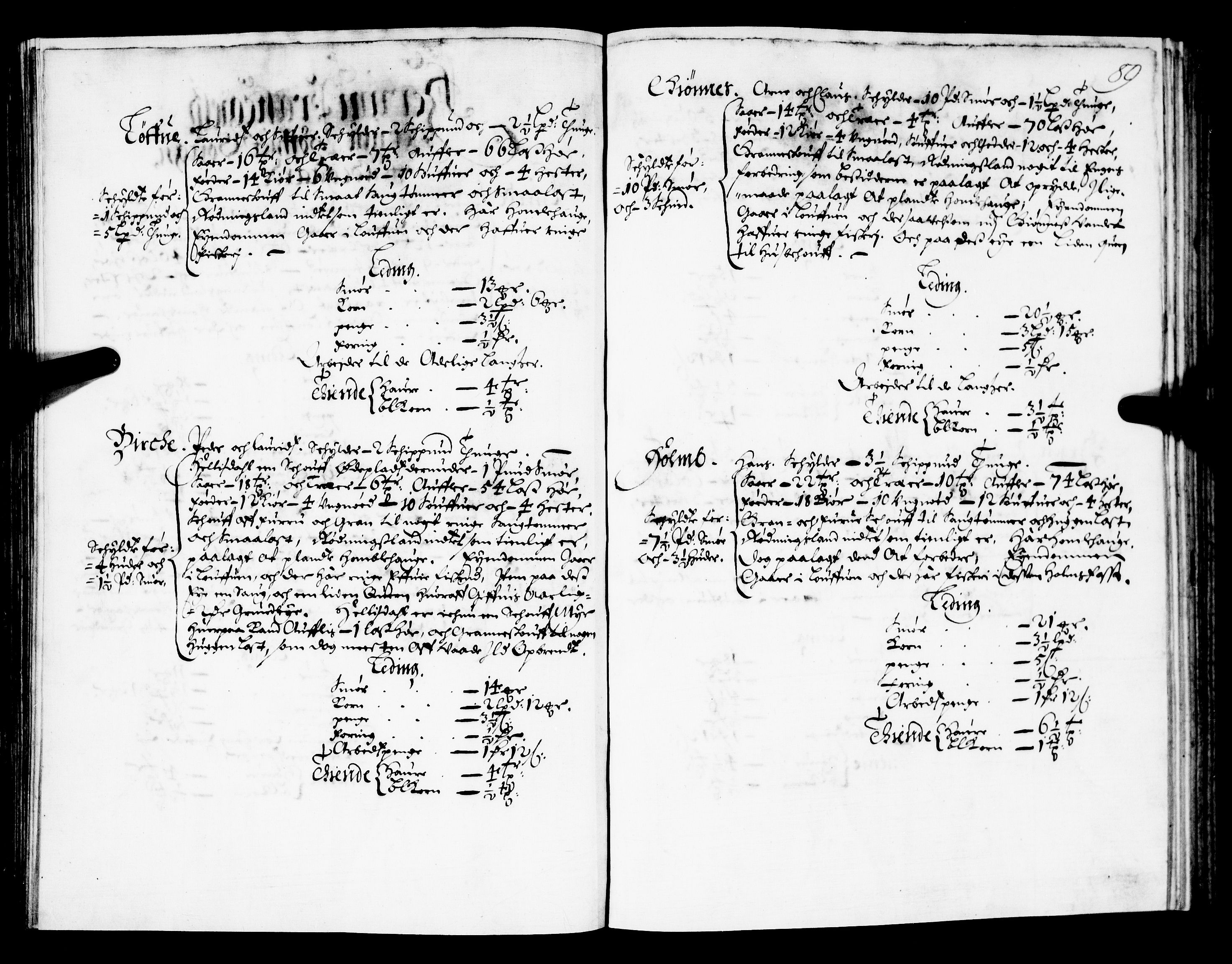 Rentekammeret inntil 1814, Realistisk ordnet avdeling, AV/RA-EA-4070/N/Nb/Nba/L0021: Brunla len, 1667, s. 88b-89a