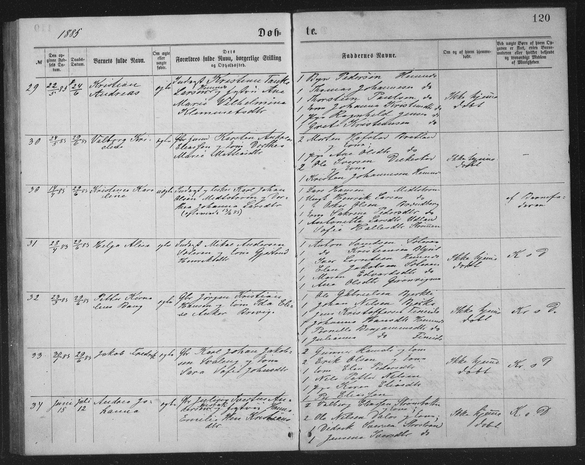 Ministerialprotokoller, klokkerbøker og fødselsregistre - Nordland, SAT/A-1459/825/L0369: Klokkerbok nr. 825C06, 1873-1885, s. 120