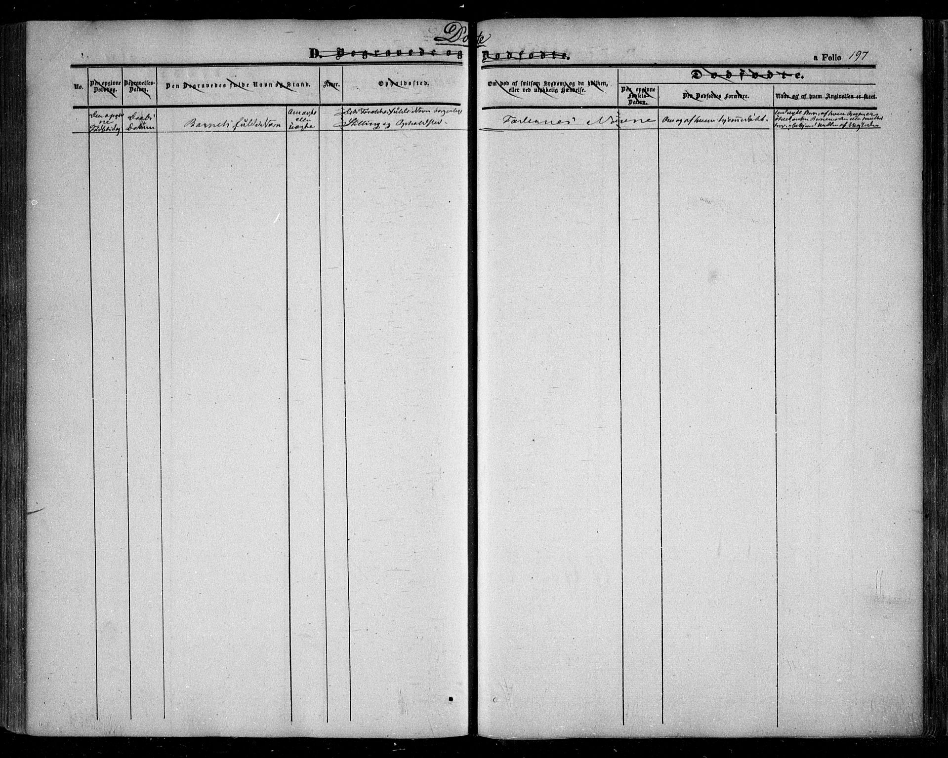 Nesodden prestekontor Kirkebøker, AV/SAO-A-10013/F/Fa/L0007: Ministerialbok nr. I 7, 1848-1868, s. 197