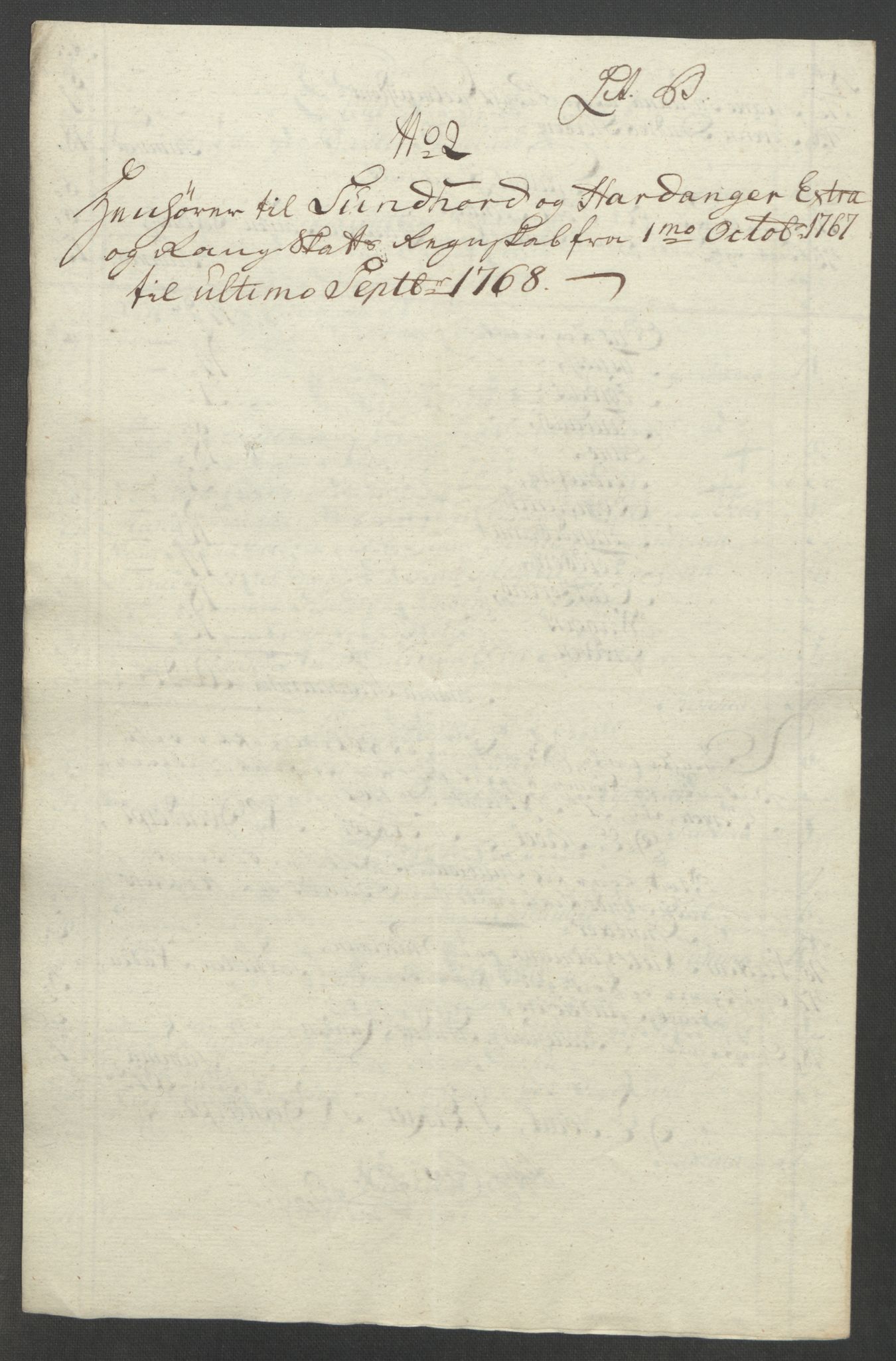 Rentekammeret inntil 1814, Reviderte regnskaper, Fogderegnskap, AV/RA-EA-4092/R48/L3136: Ekstraskatten Sunnhordland og Hardanger, 1762-1772, s. 164