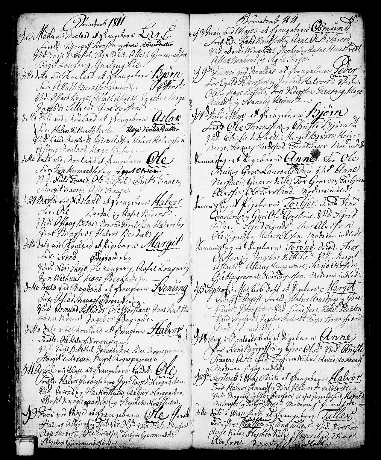Vinje kirkebøker, SAKO/A-312/F/Fa/L0002: Ministerialbok nr. I 2, 1767-1814, s. 15
