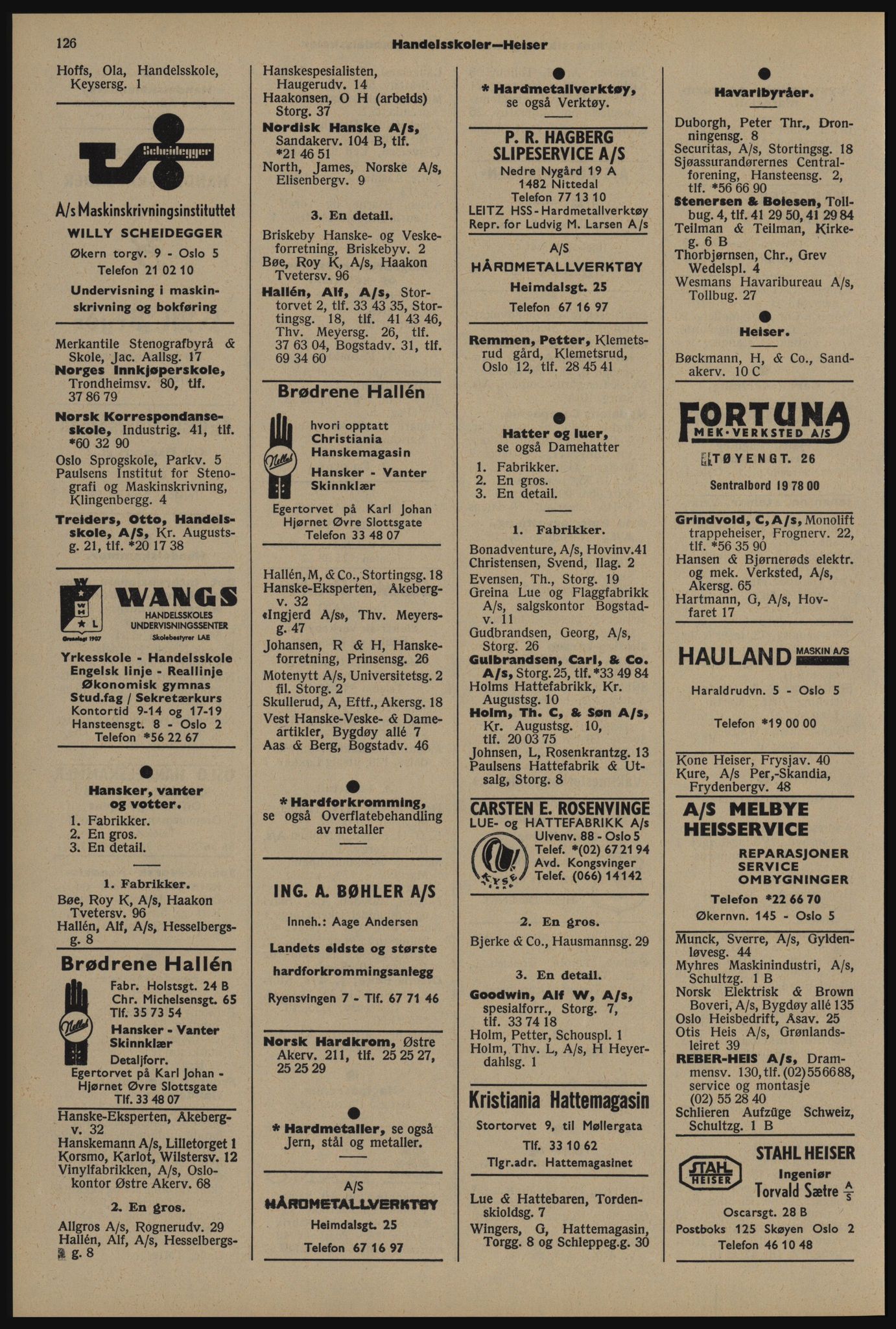 Kristiania/Oslo adressebok, PUBL/-, 1976-1977, s. 126