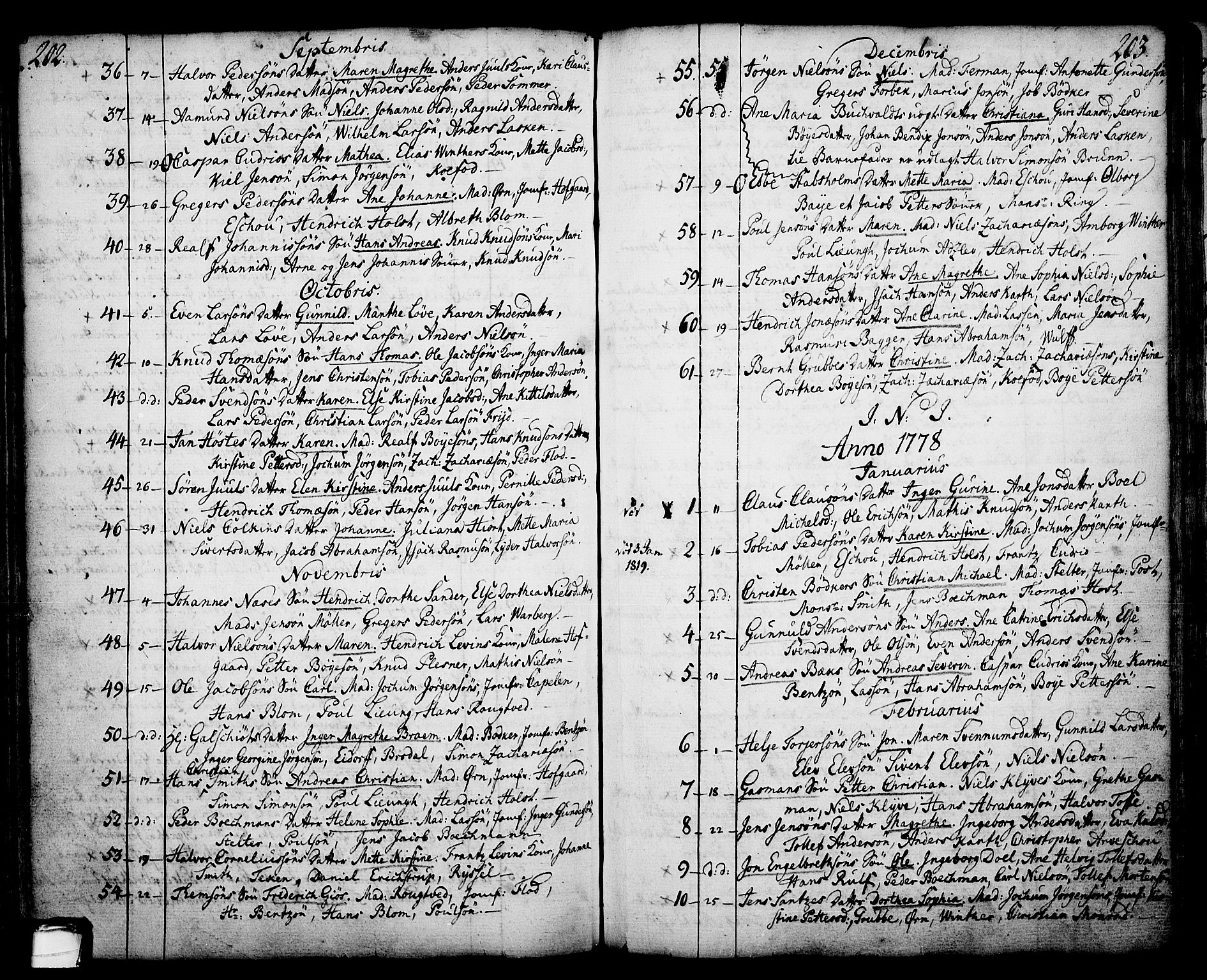 Skien kirkebøker, AV/SAKO-A-302/F/Fa/L0003: Ministerialbok nr. 3, 1755-1791, s. 202-203