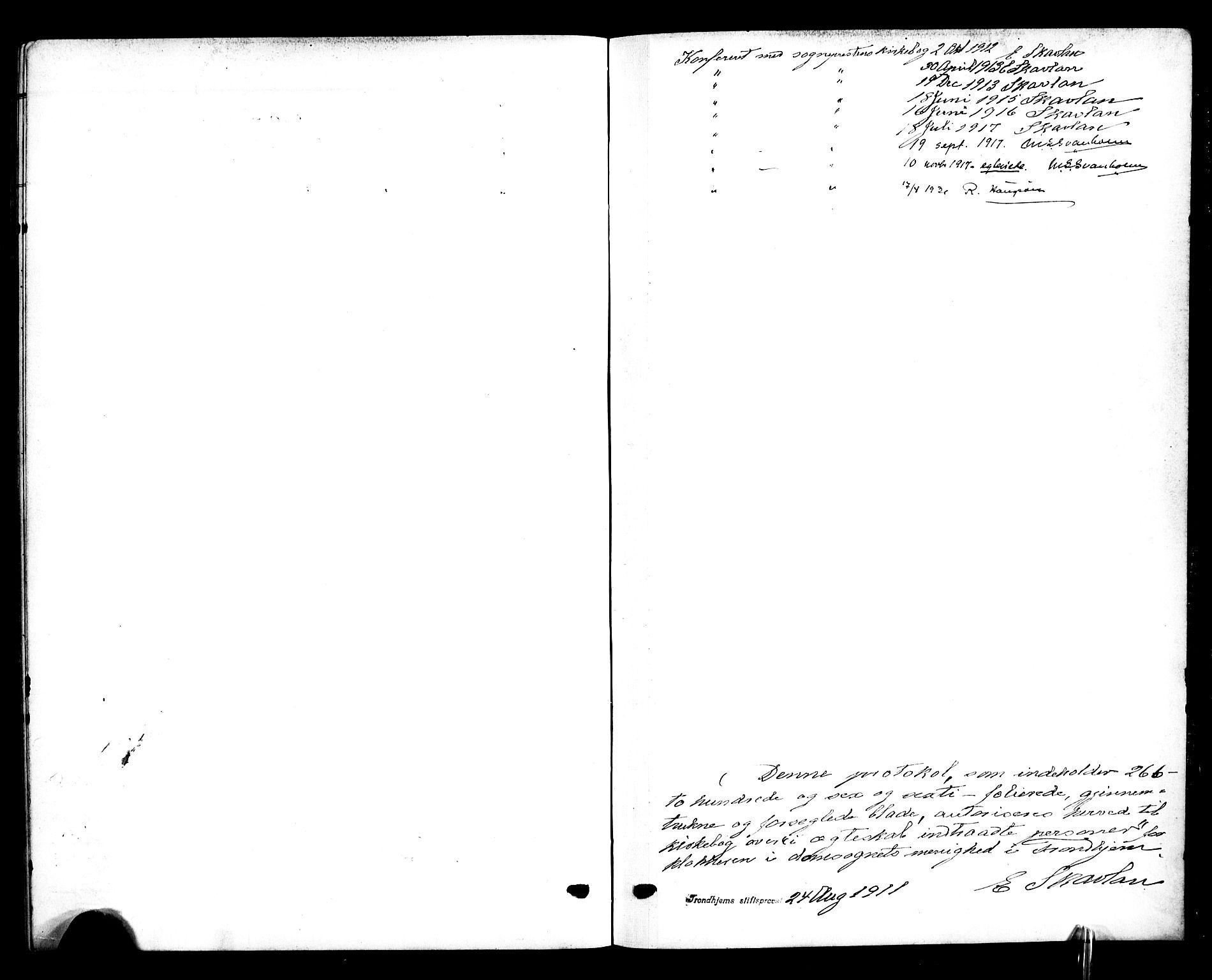 Ministerialprotokoller, klokkerbøker og fødselsregistre - Sør-Trøndelag, SAT/A-1456/601/L0097: Klokkerbok nr. 601C15, 1911-1921
