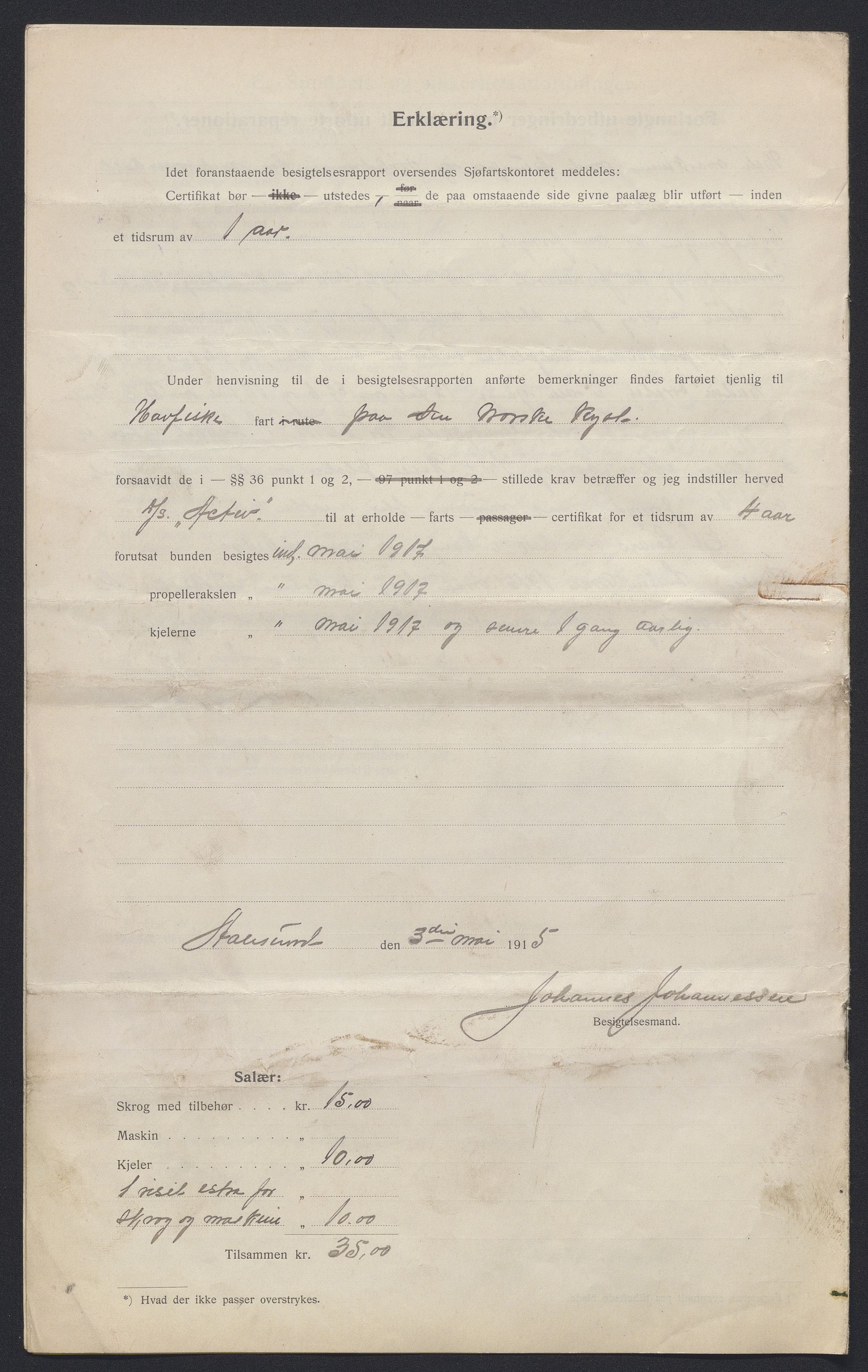 Sjøfartsdirektoratet med forløpere, skipsmapper slettede skip, AV/RA-S-4998/F/Fa/L0002: --, 1873-1923, s. 107