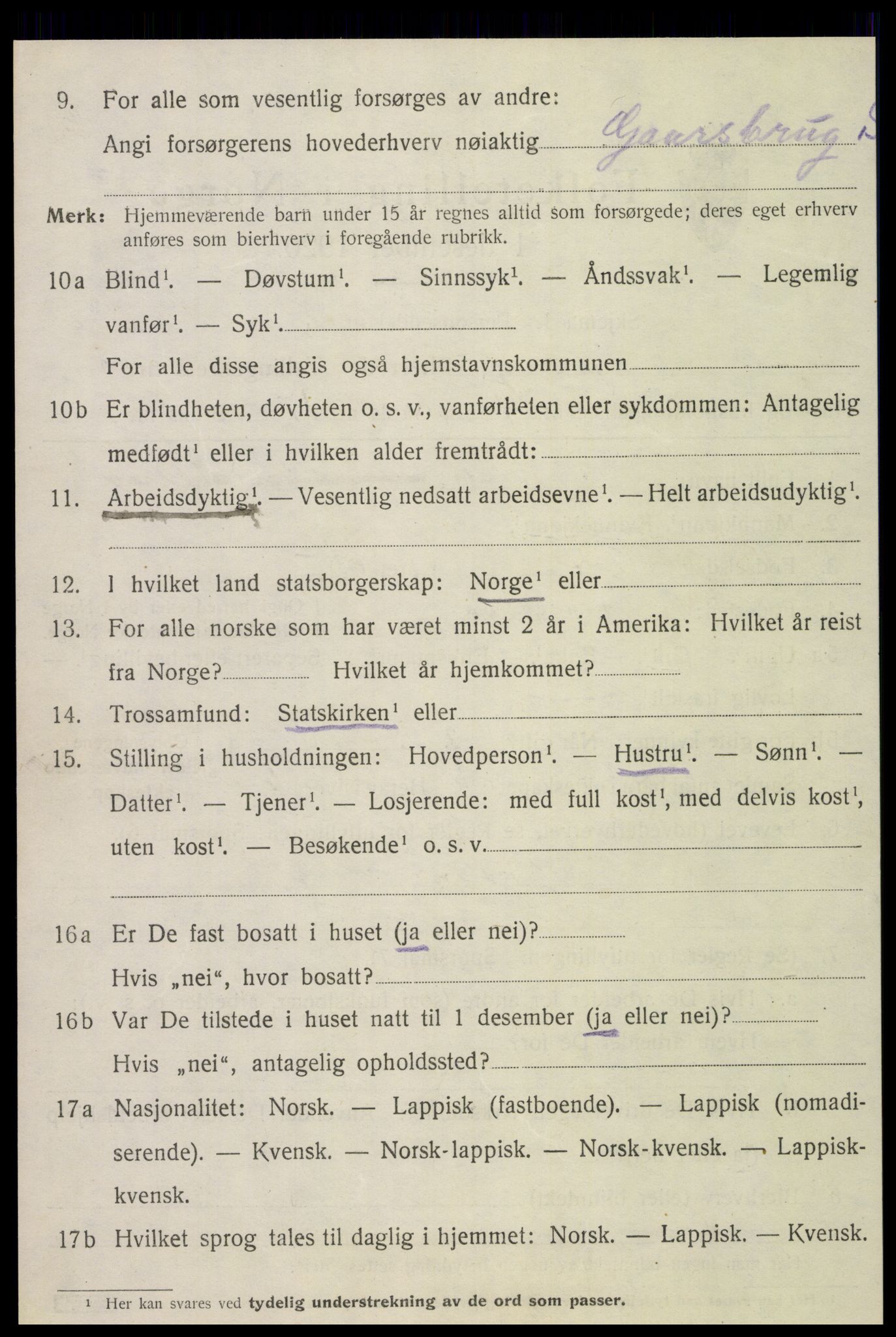 SAT, Folketelling 1920 for 1742 Grong herred, 1920, s. 2194