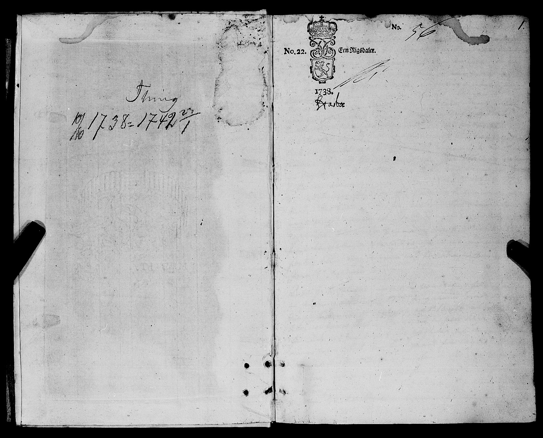 Namdal sorenskriveri, AV/SAT-A-4133/1/1/1A/L0007: Tingbok, 1738-1742, s. 0b-1a