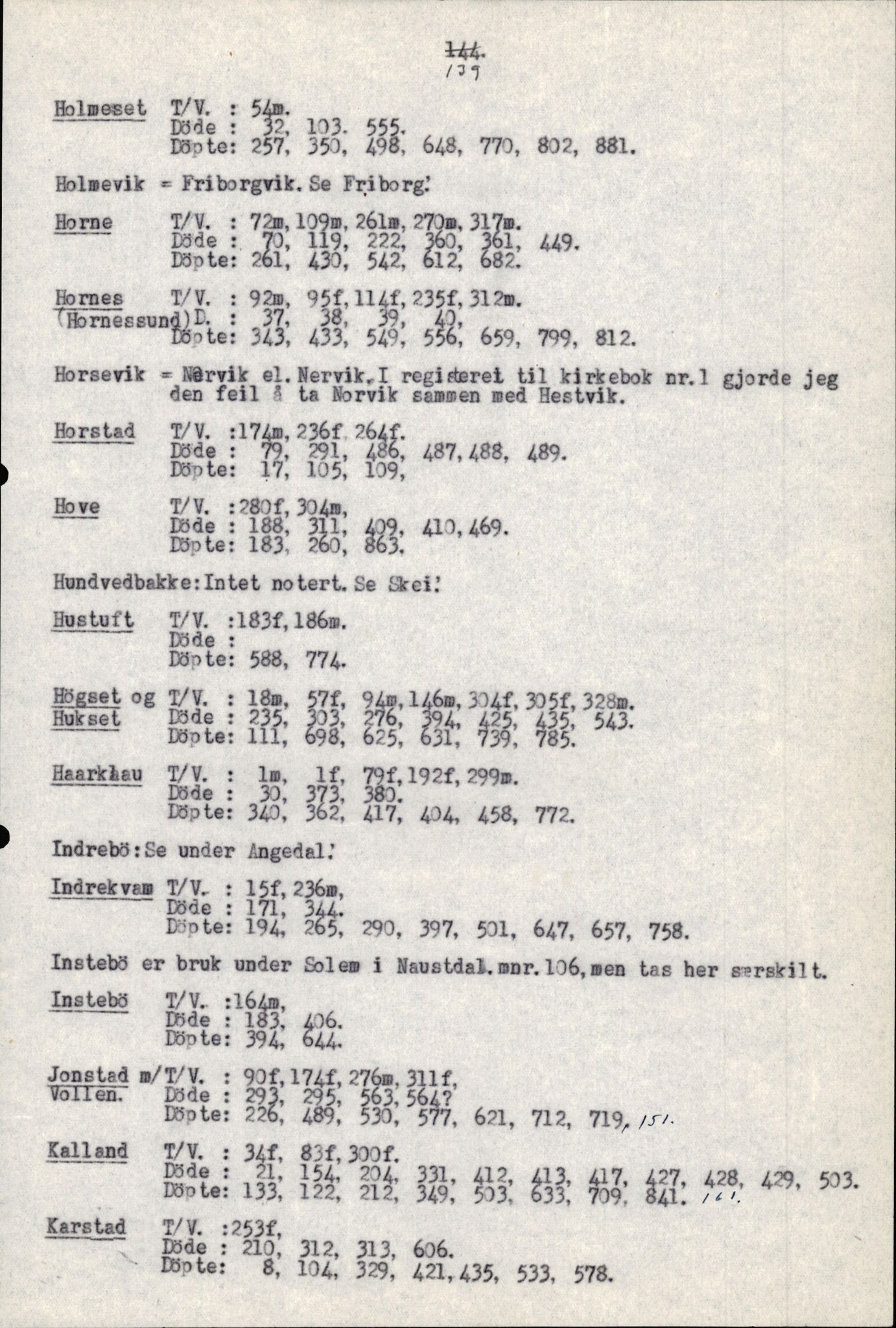 Samling av fulltekstavskrifter, SAB/FULLTEKST/B/14/0007: Førde sokneprestembete, ministerialbok nr. A 3, 1749-1764, s. 138