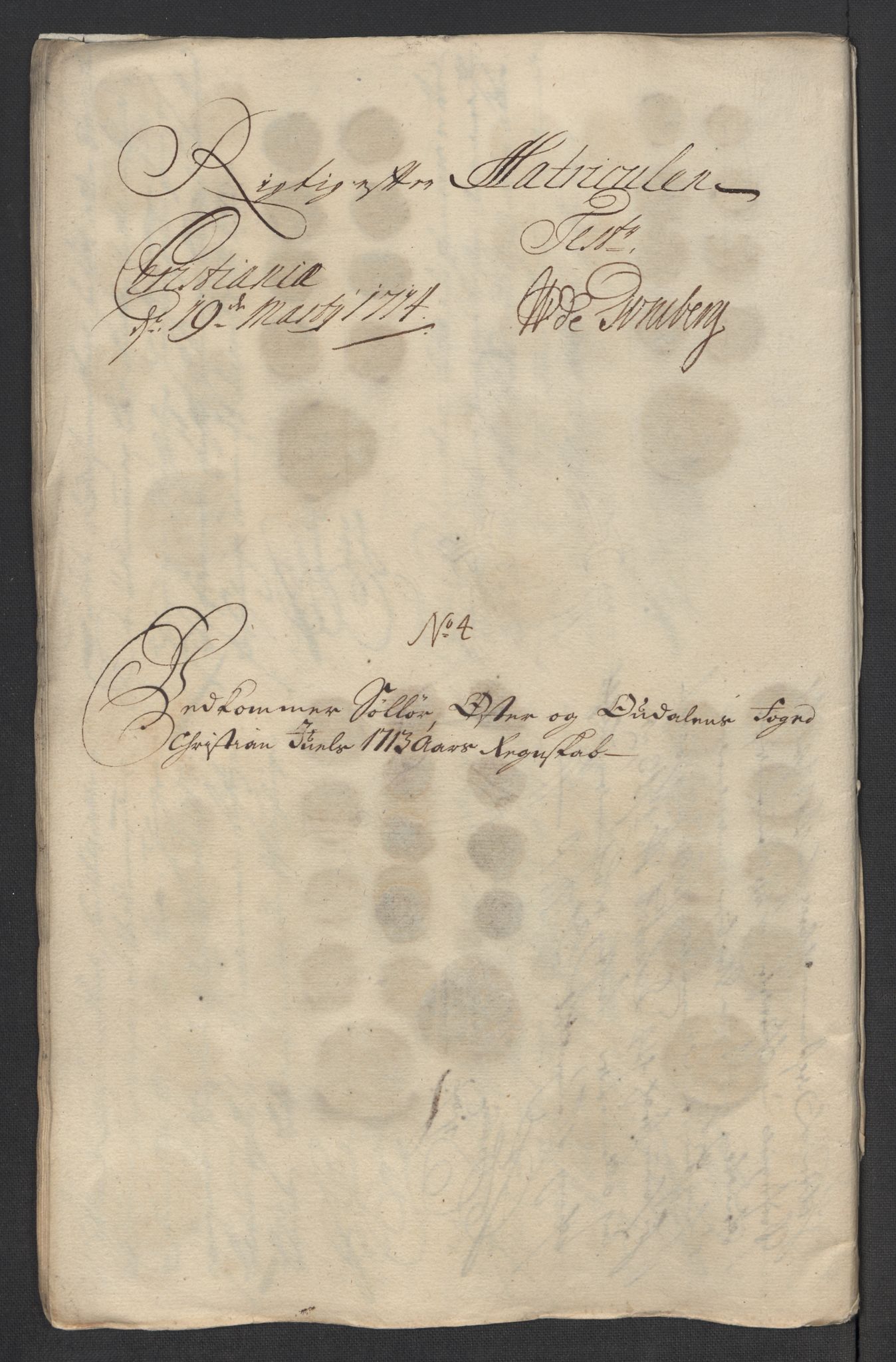 Rentekammeret inntil 1814, Reviderte regnskaper, Fogderegnskap, RA/EA-4092/R13/L0850: Fogderegnskap Solør, Odal og Østerdal, 1713, s. 144