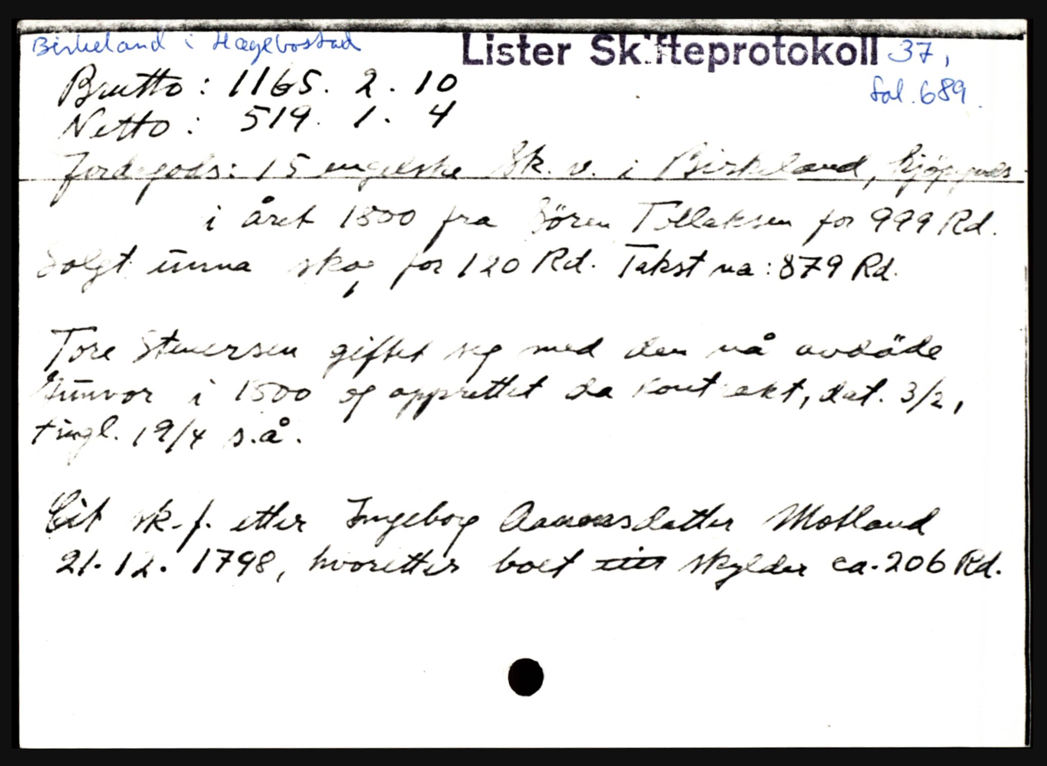 Lister sorenskriveri, AV/SAK-1221-0003/H, s. 1905
