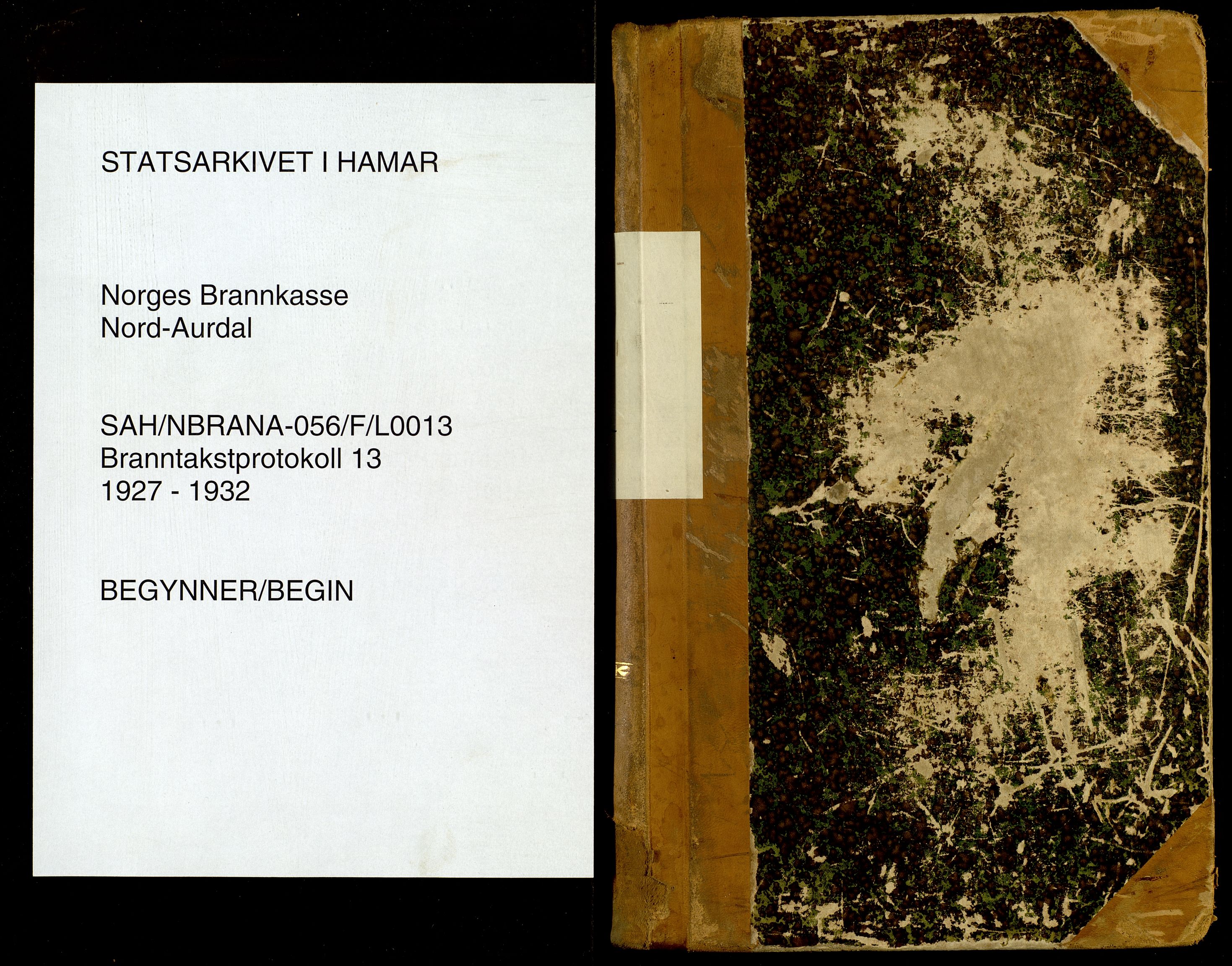 Norges Brannkasse, Nord-Aurdal, AV/SAH-NBRANA-056/F/L0013: Branntakstprotokoll, 1927-1932
