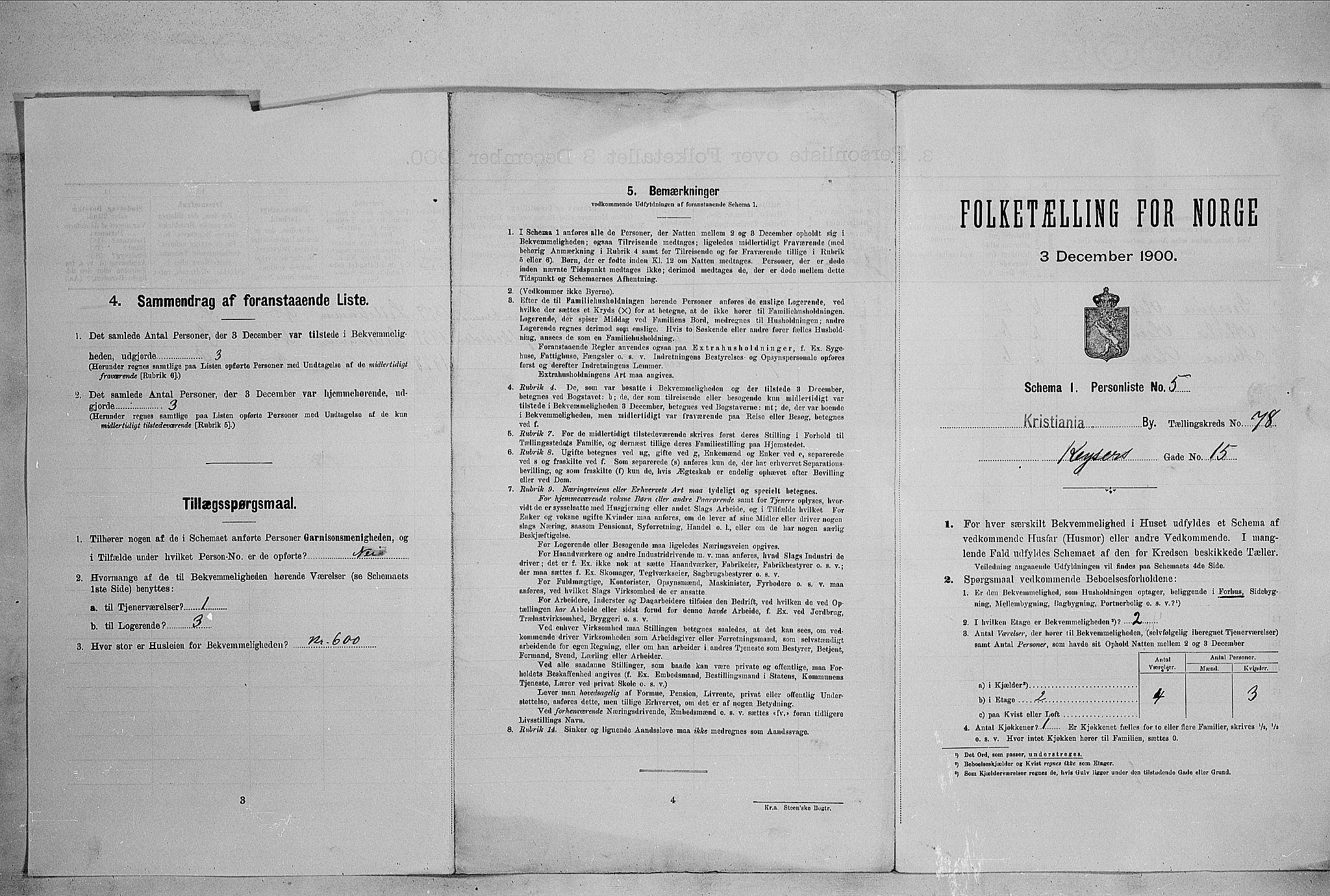 SAO, Folketelling 1900 for 0301 Kristiania kjøpstad, 1900, s. 45402