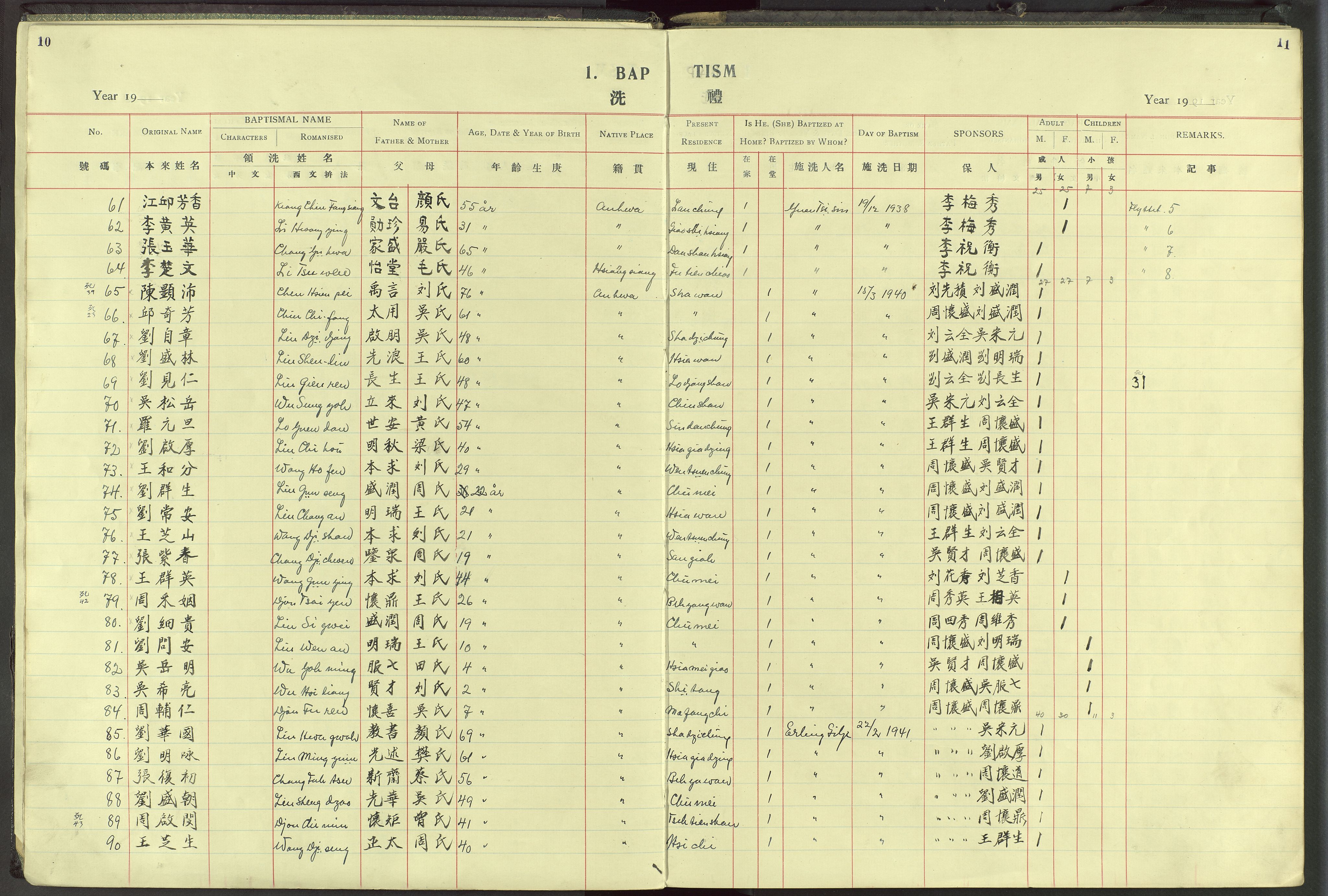 Det Norske Misjonsselskap - utland - Kina (Hunan), VID/MA-A-1065/Dm/L0058: Ministerialbok nr. 96, 1933-1948, s. 10-11