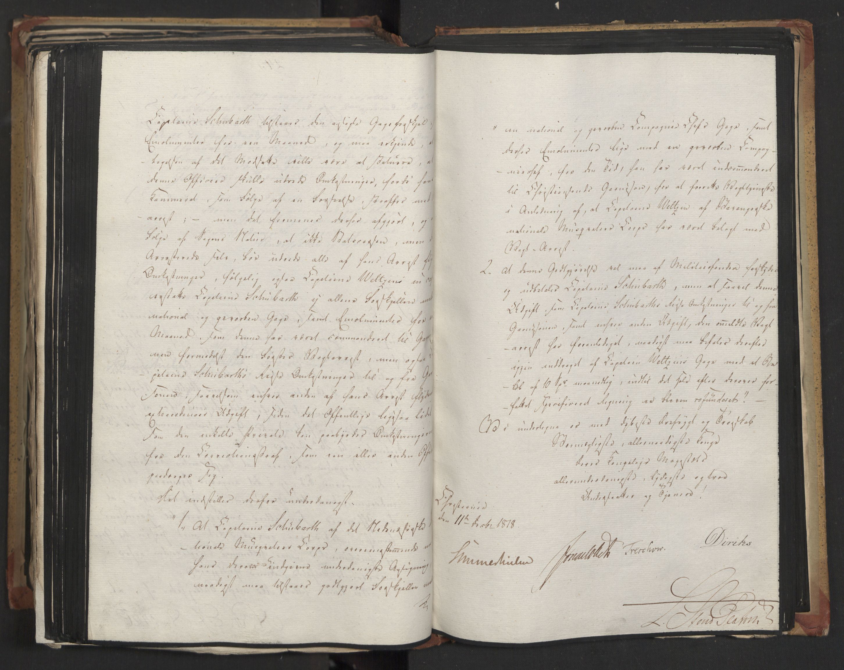 Statsrådsavdelingen i Stockholm, AV/RA-S-1003/D/Da/L0016: Regjeringsinnstillinger nr. 3101-3468, 1818, s. 424