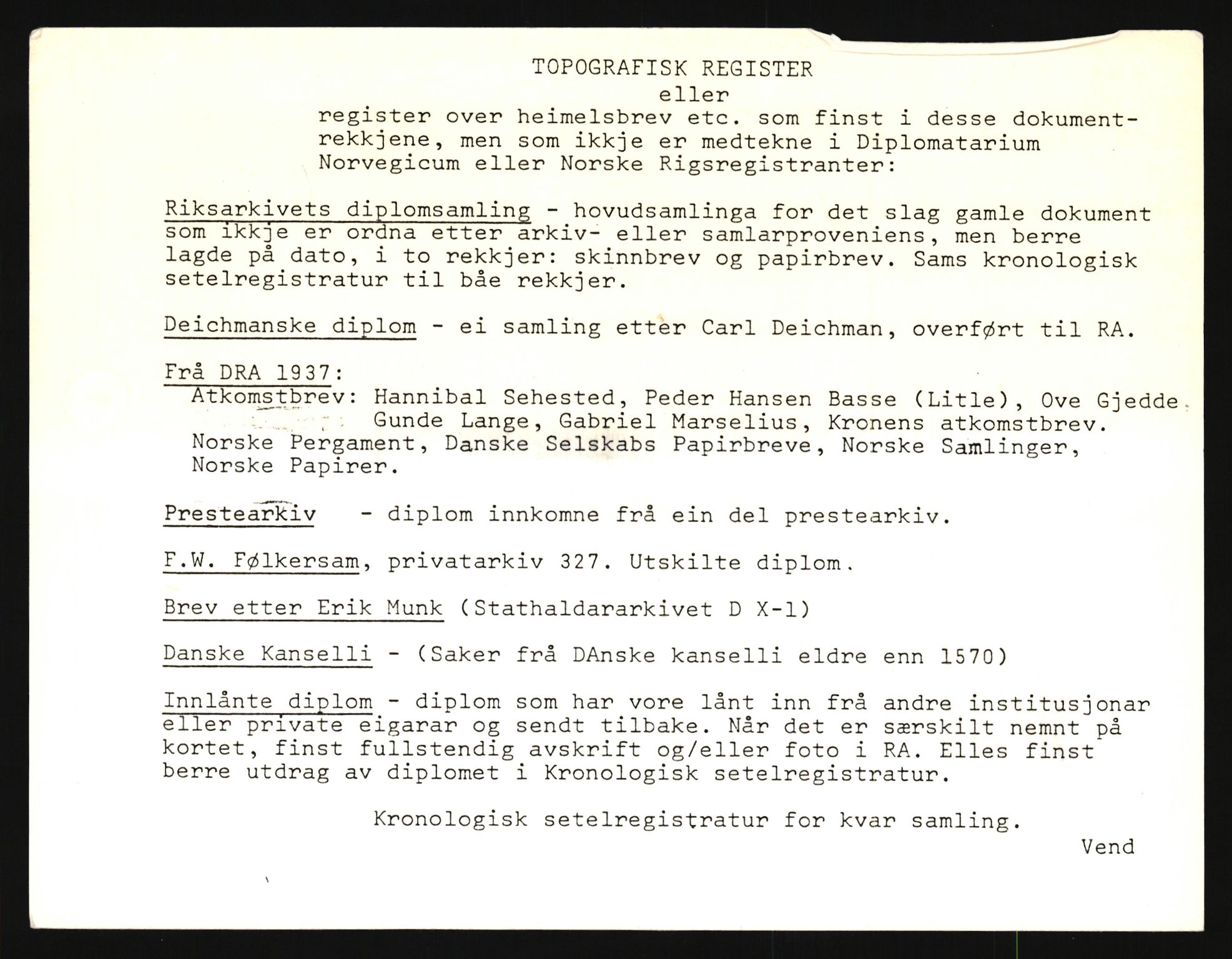Riksarkivets registre til utrykte diplomer, RA/FIKTIV-001/A/03: Østfold - Borge, Torsnes, Varteig, Tune, Rolvsøy, Glemmen, Kråkerøy, Onsøy og Råde (A - H), 1300-1900, s. 1