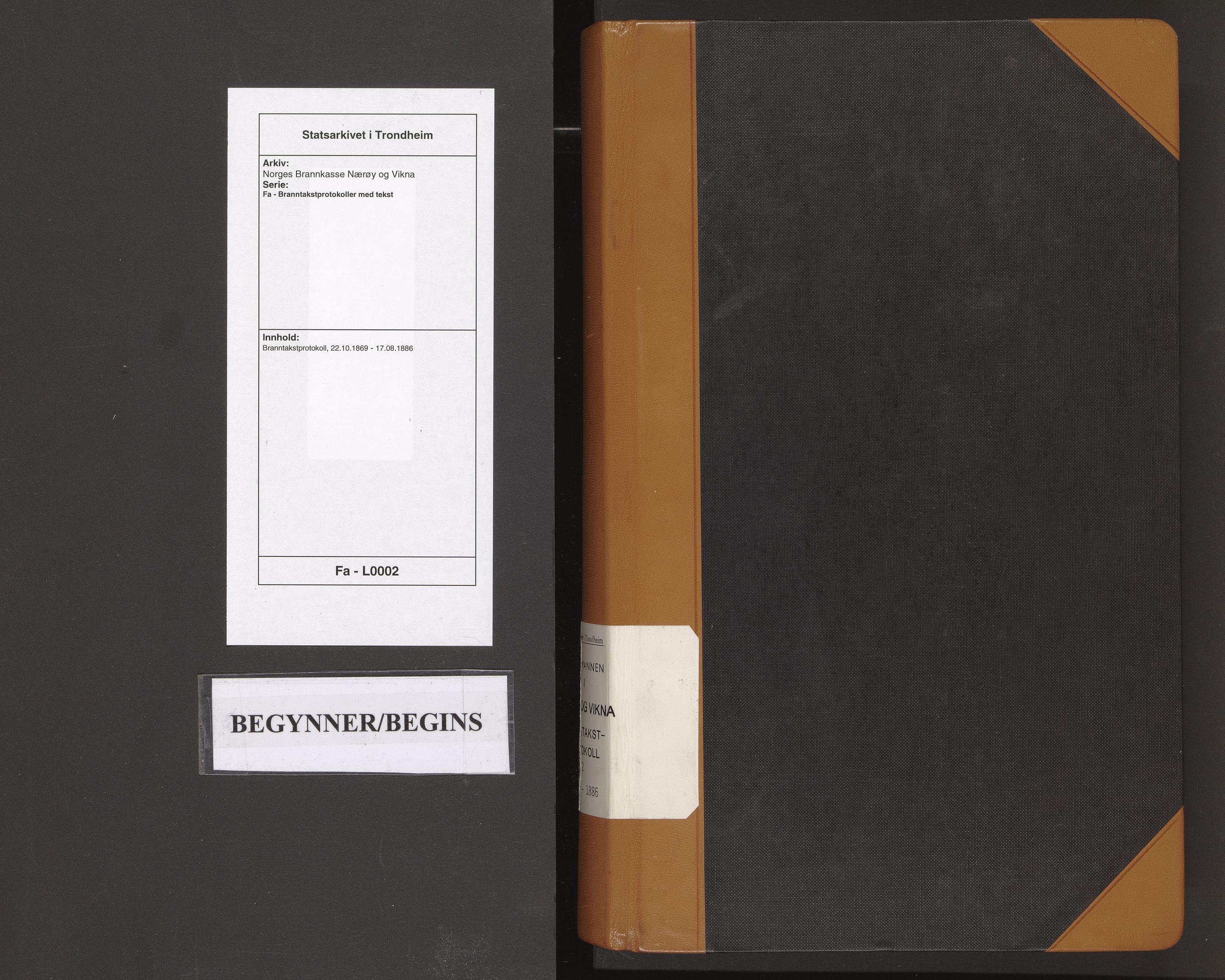 Norges Brannkasse Nærøy og Vikna, SAT/A-5557/Fa/L0002: Branntakstprotokoll, 1869-1886