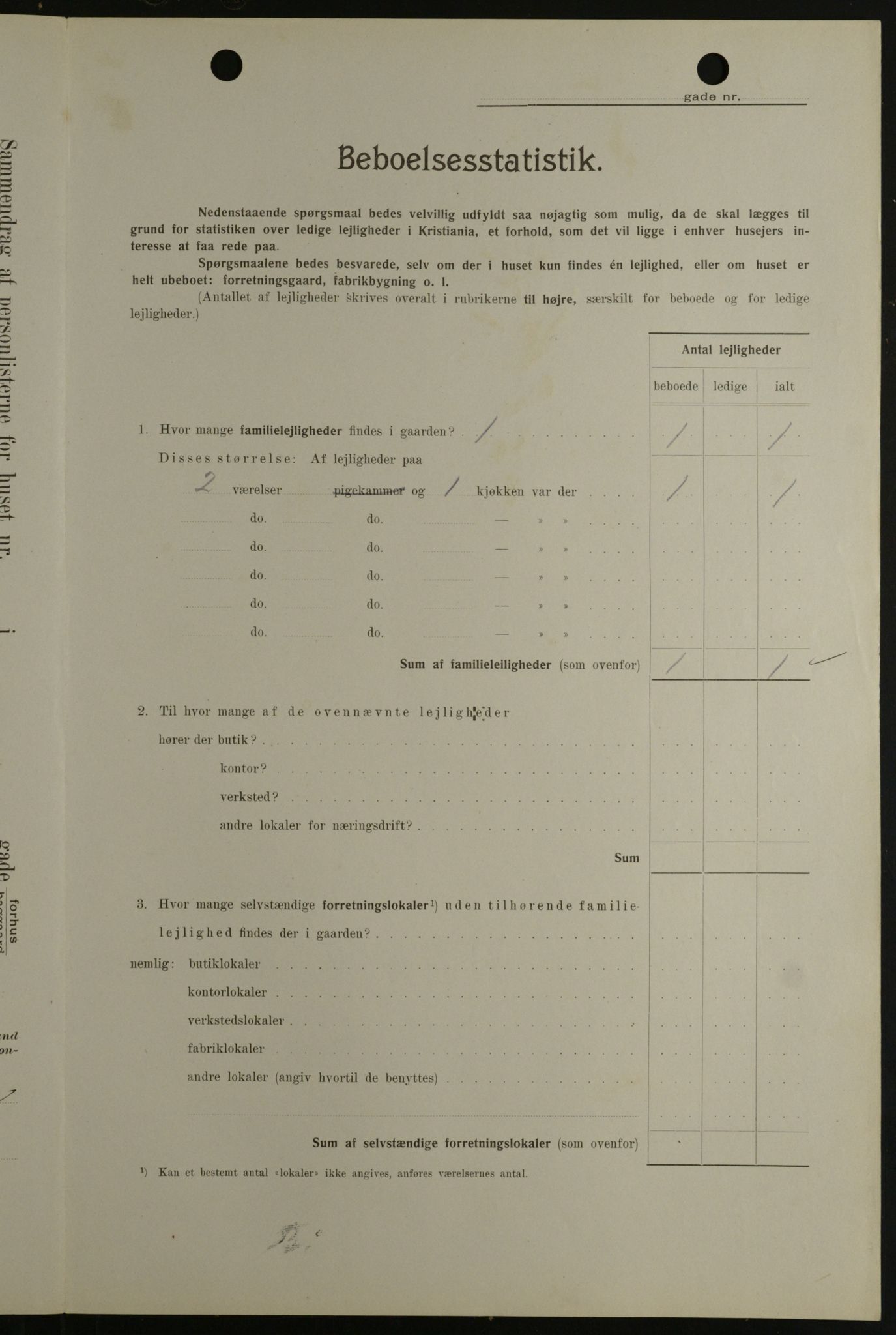 OBA, Kommunal folketelling 1.2.1908 for Kristiania kjøpstad, 1908, s. 19670
