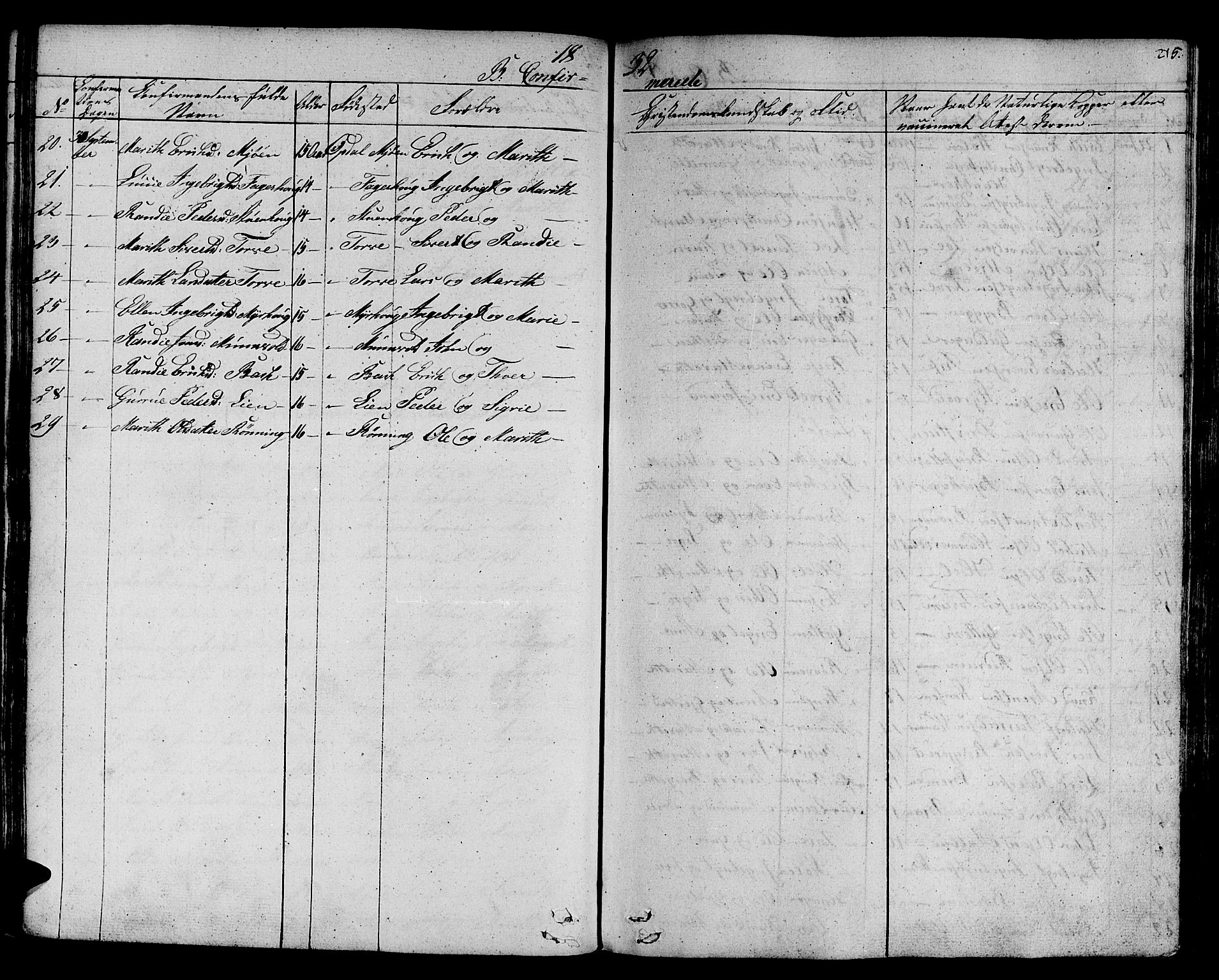 Ministerialprotokoller, klokkerbøker og fødselsregistre - Sør-Trøndelag, SAT/A-1456/678/L0897: Ministerialbok nr. 678A06-07, 1821-1847, s. 215
