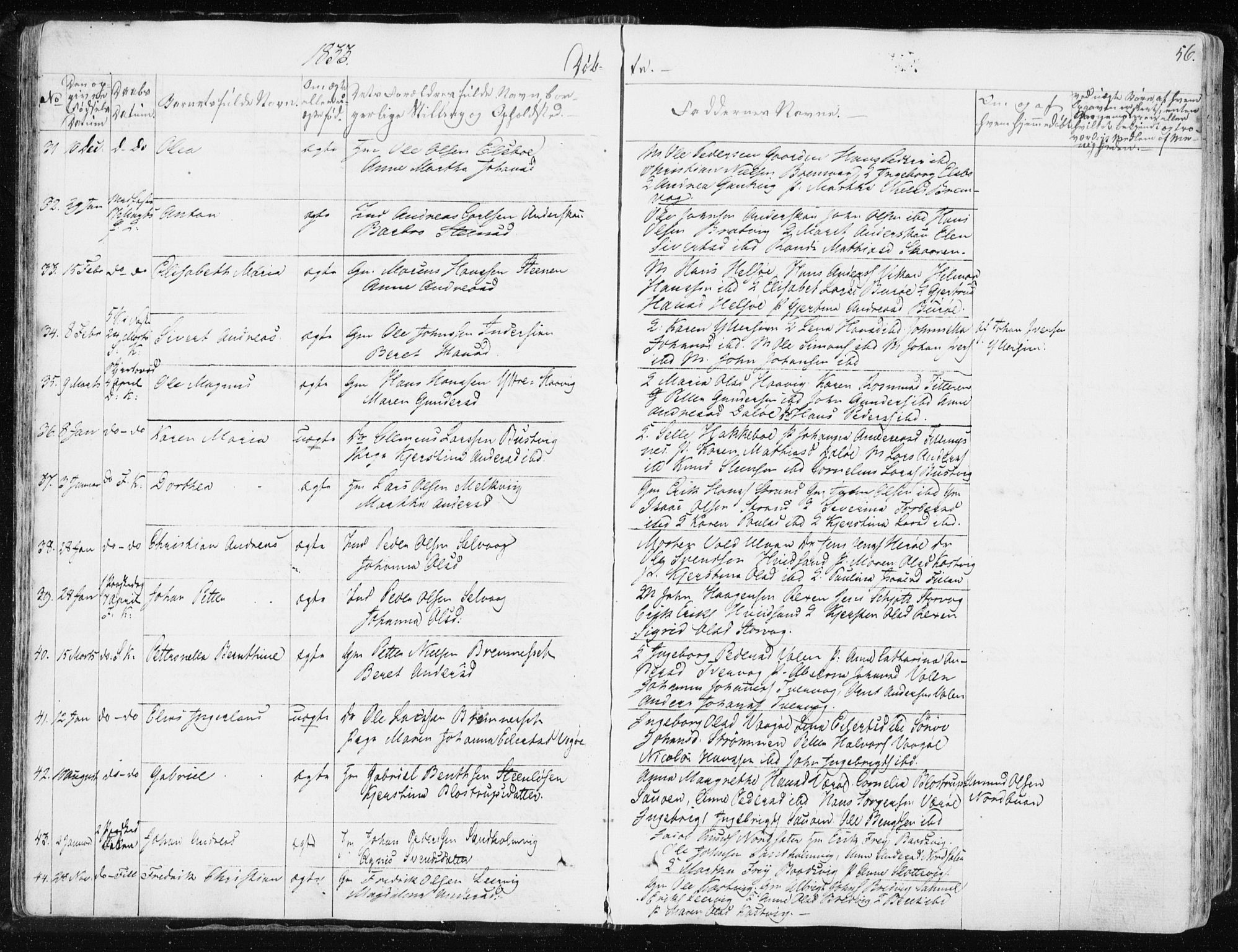Ministerialprotokoller, klokkerbøker og fødselsregistre - Sør-Trøndelag, AV/SAT-A-1456/634/L0528: Ministerialbok nr. 634A04, 1827-1842, s. 56