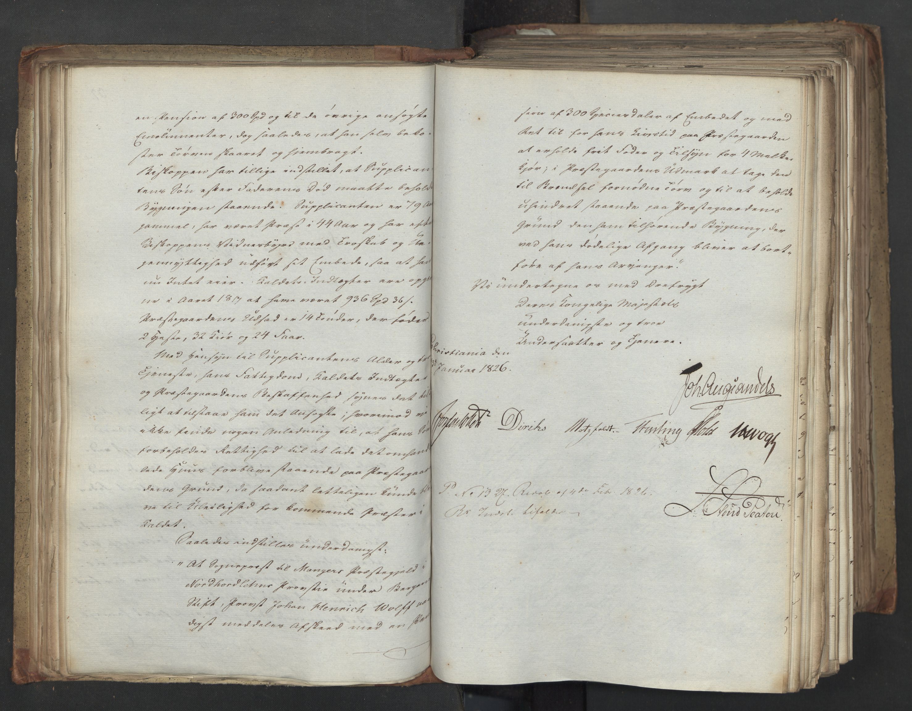 Statsrådsavdelingen i Stockholm, AV/RA-S-1003/D/Da/L0045: Regjeringsinnstillinger nr. 3067-3307, 1826, s. 68