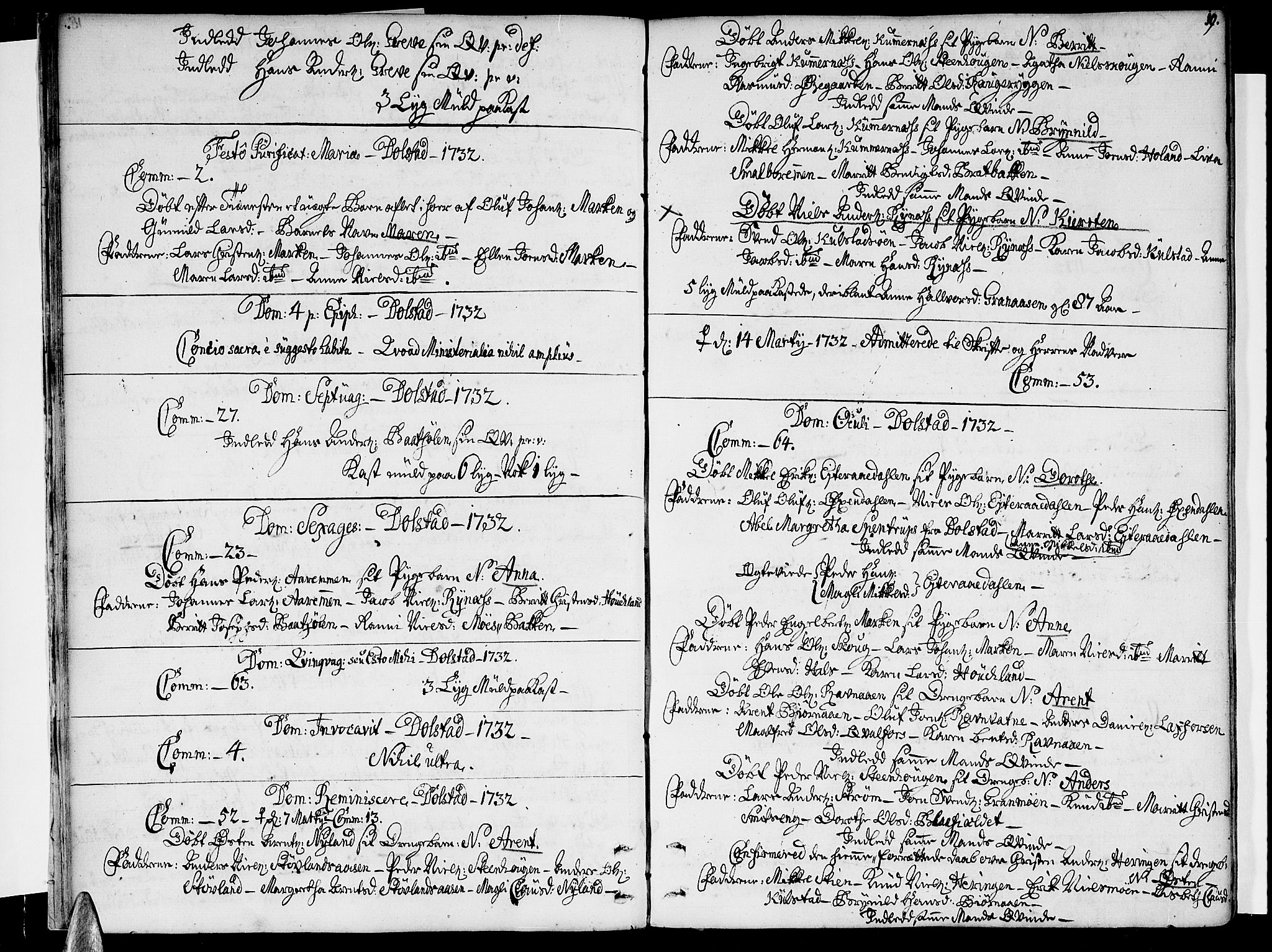 Ministerialprotokoller, klokkerbøker og fødselsregistre - Nordland, AV/SAT-A-1459/820/L0284: Ministerialbok nr. 820A05, 1730-1752, s. 19